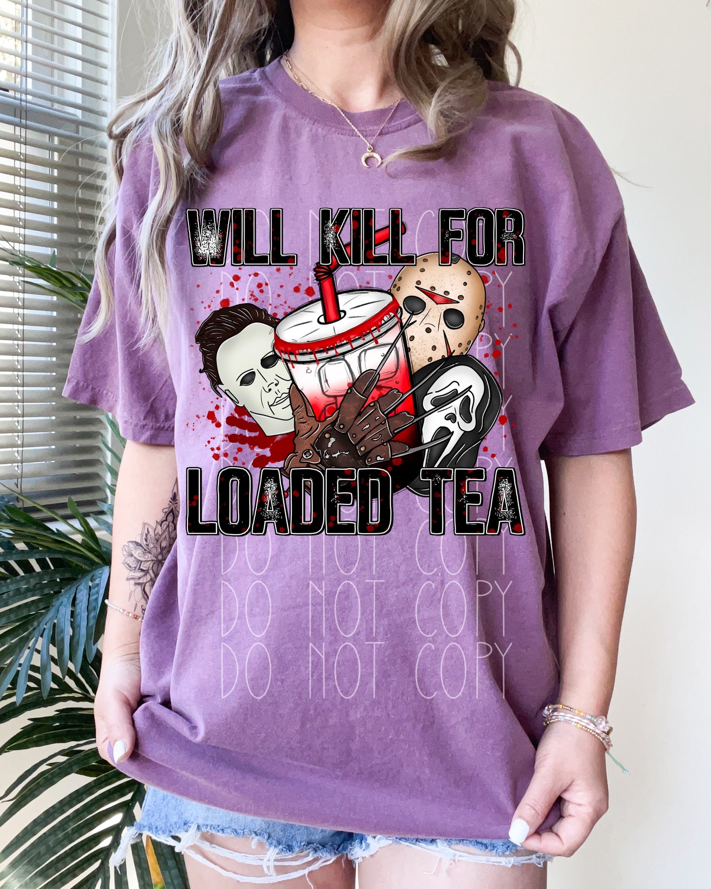 Will Kill For Fav Drink Horror Killers Direct to Film Transfer