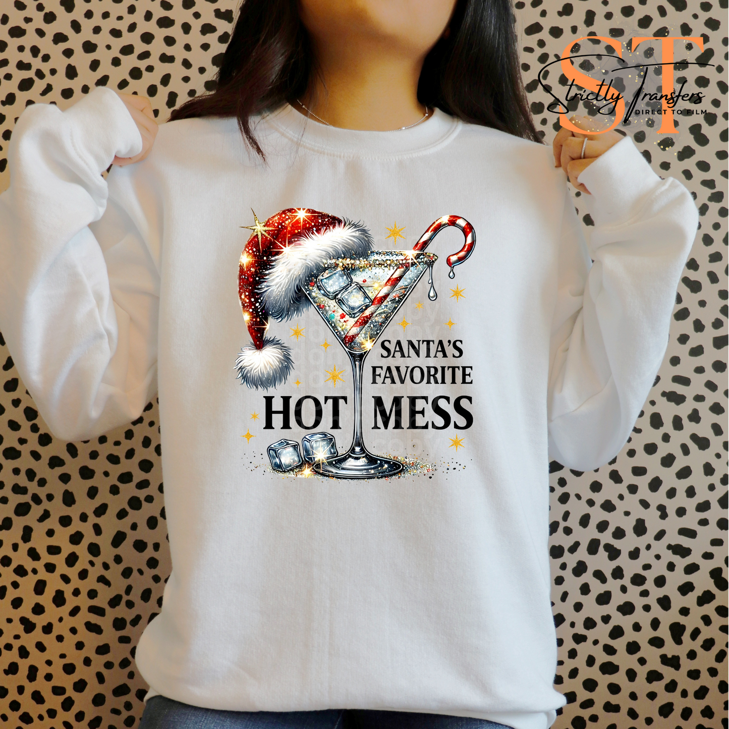 Santa's Favorite Hot Mess Direct to Film Transfers