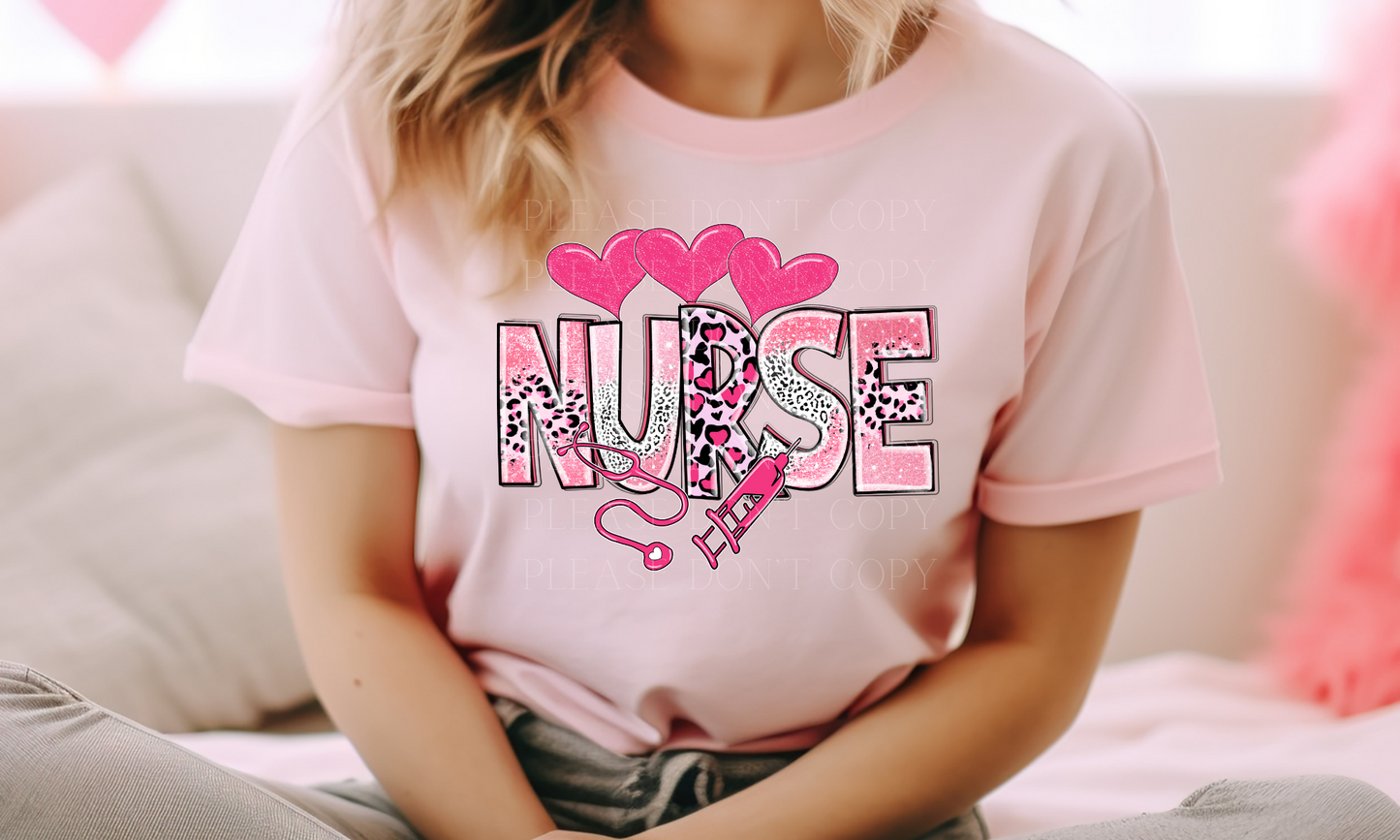Valentine Nurse Direct to Film Transfer