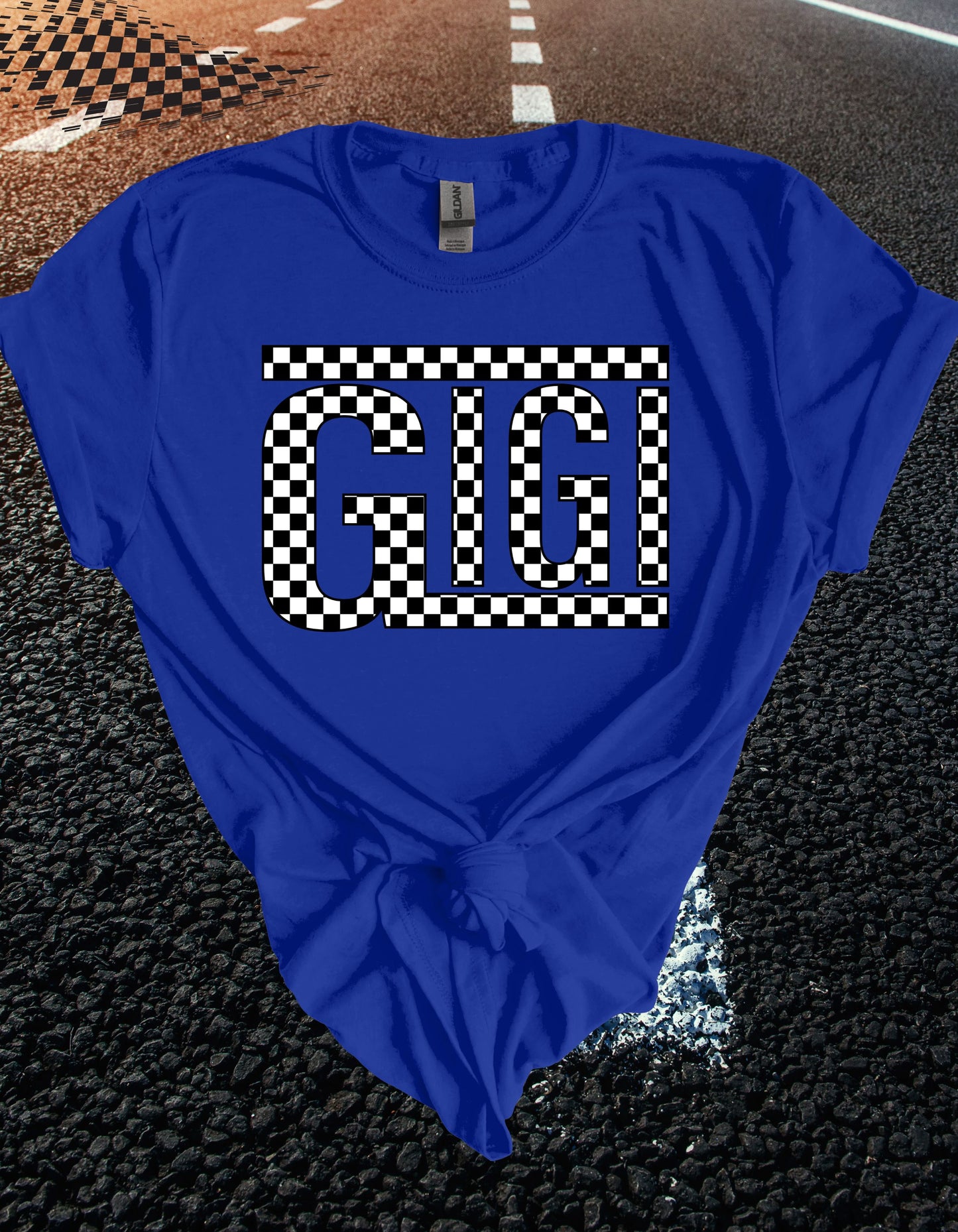 Gigi Racing Name Direct to Film Transfer