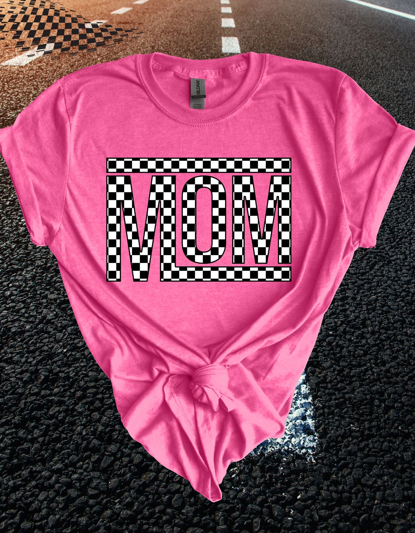 Mom Racing Name Direct to Film Transfer