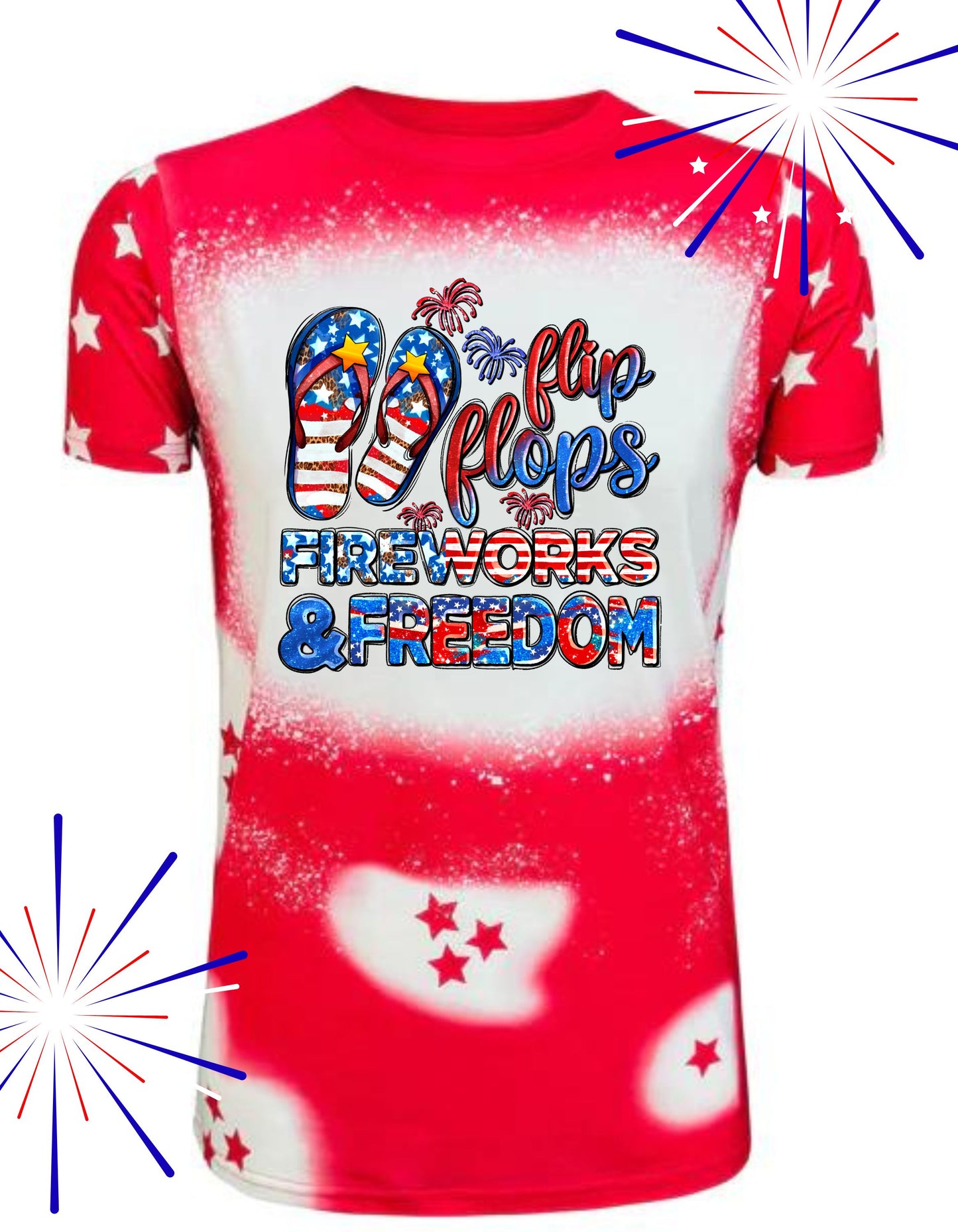 Flip Flips Fireworks & Freedom Direct to Film Transfer