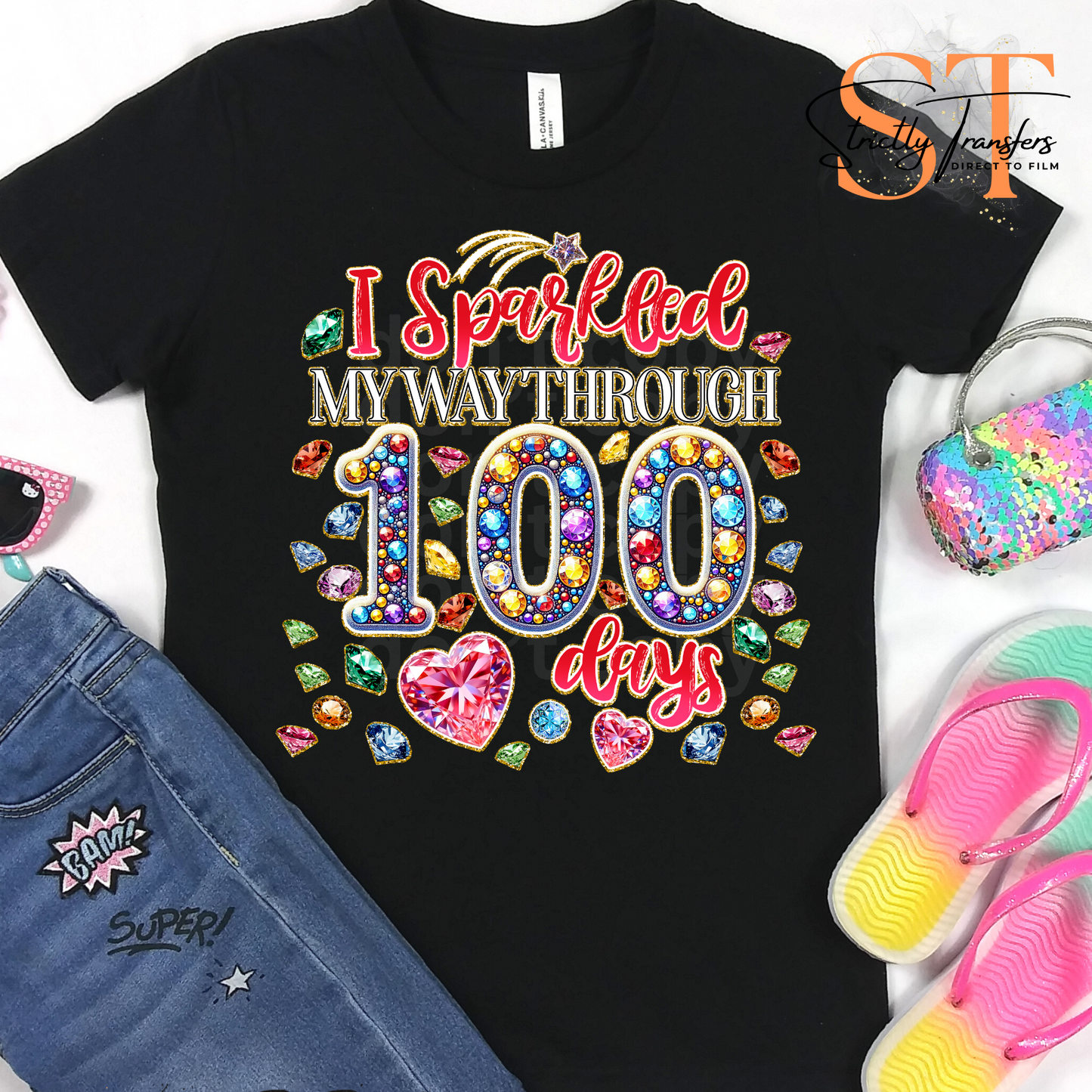 I Sparkled my way through 100 Days Direct to Film Transfers