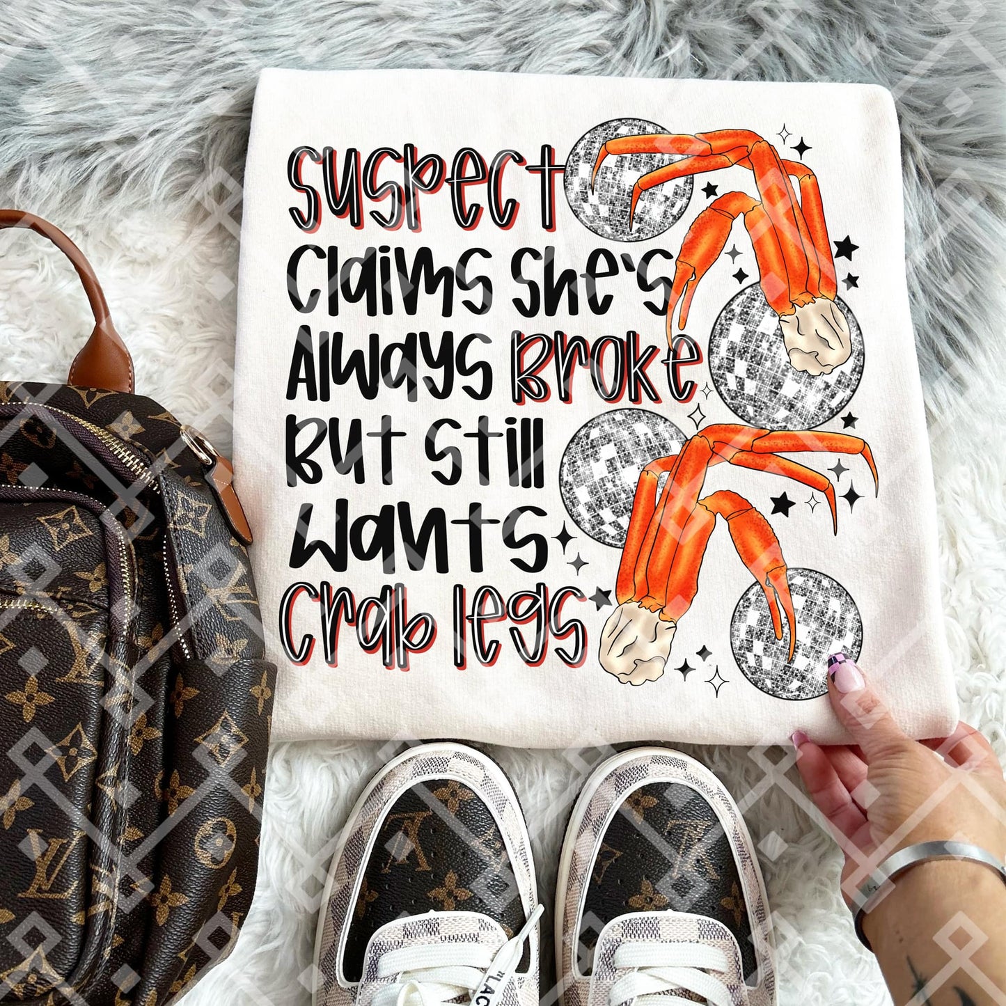 Suspect Claims she's Broke but still wants Crab Legs Direct to Film Transfers