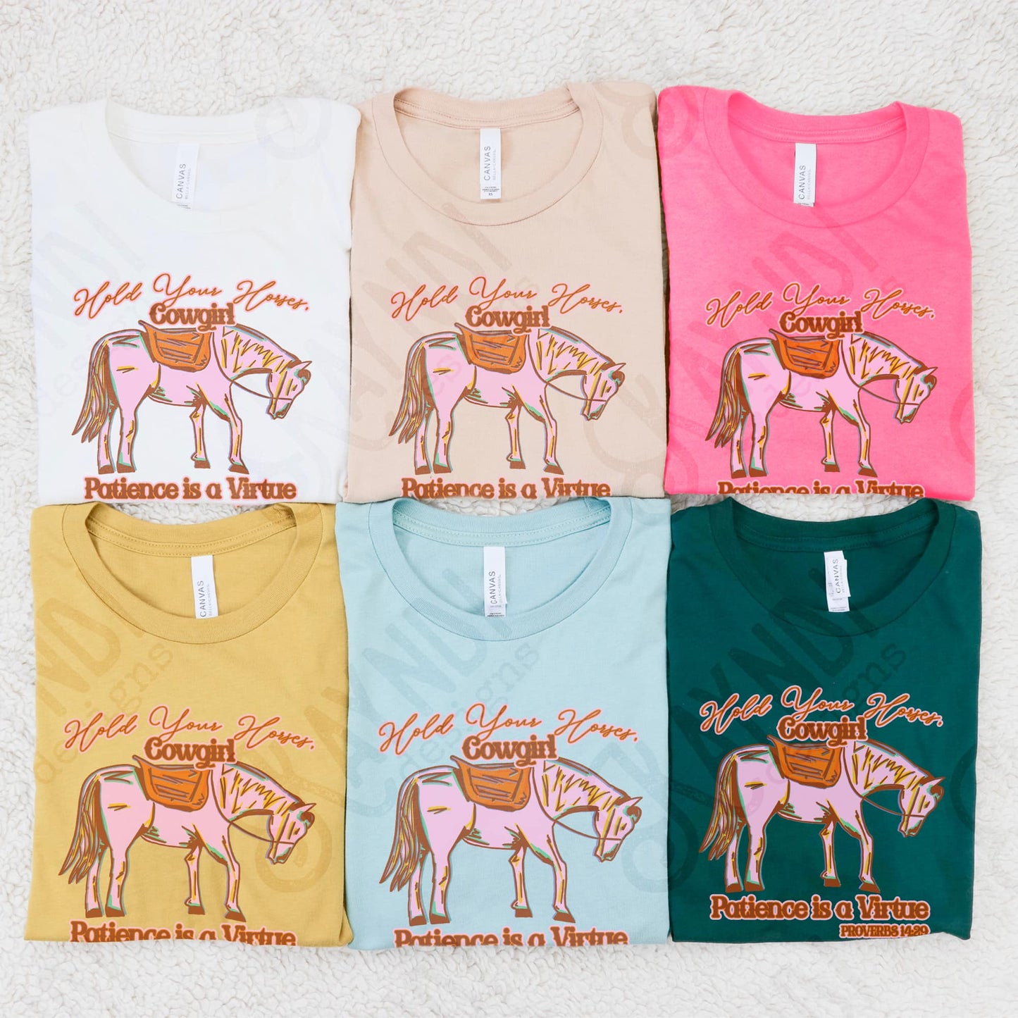 Hold your Horses Cowgirl Direct to Film Transfers