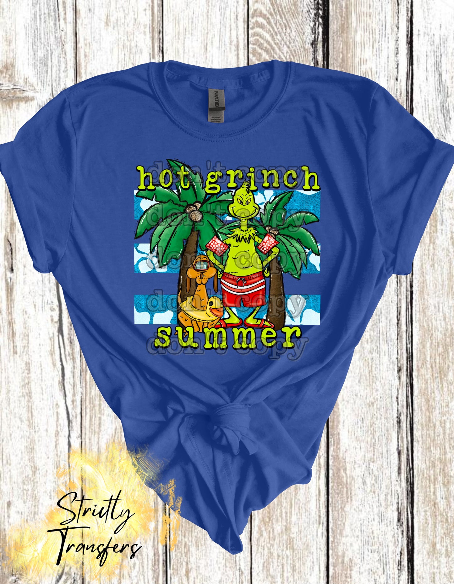 Christmas Hot Summer Direct to Film Transfer