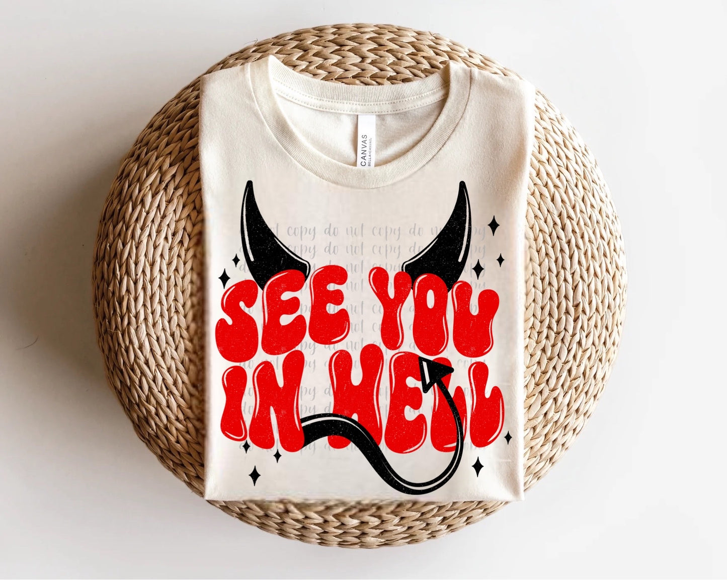 See You in Hell Devil Direct to Film Transfer