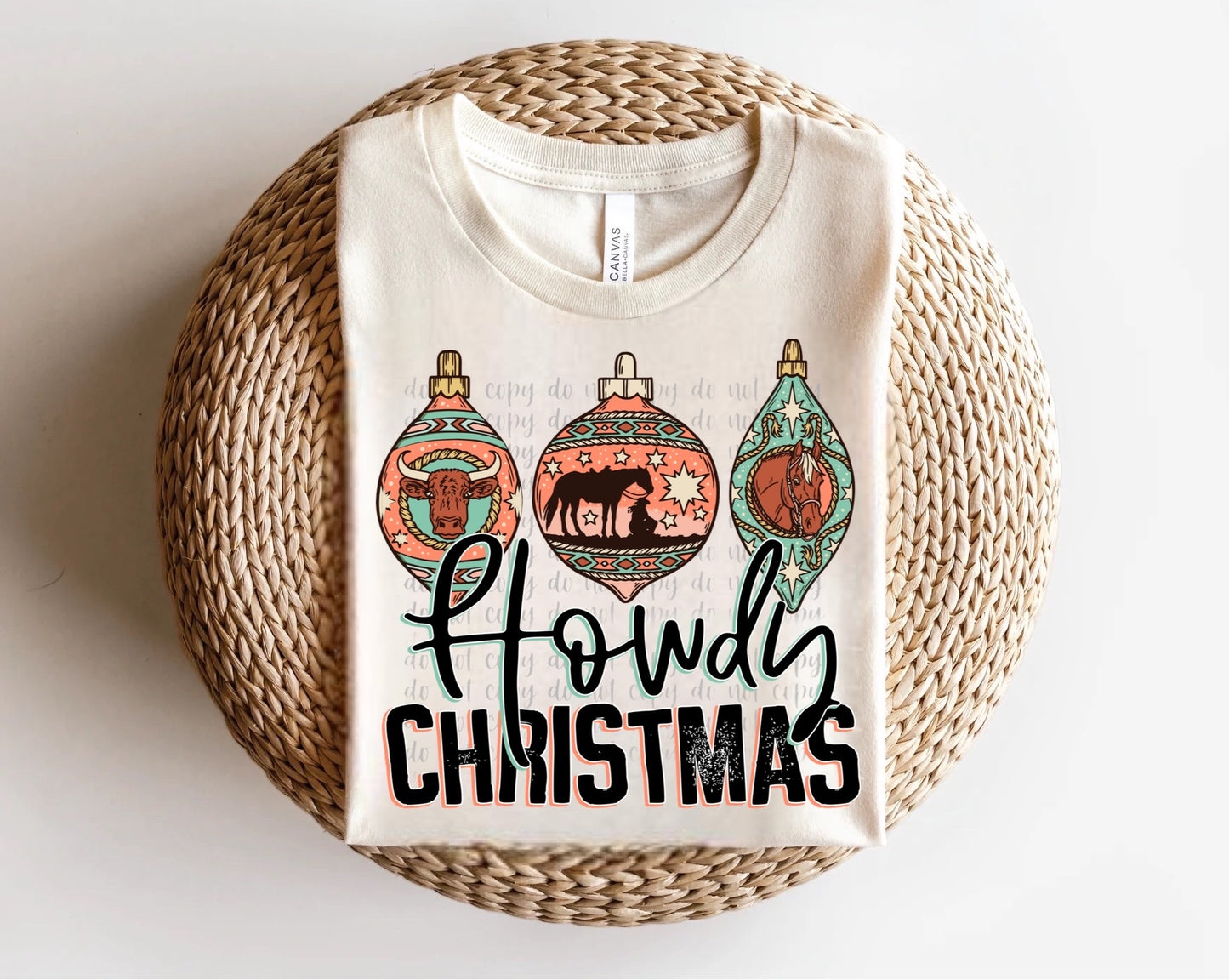 Howdy Christmas Direct to Film Transfer