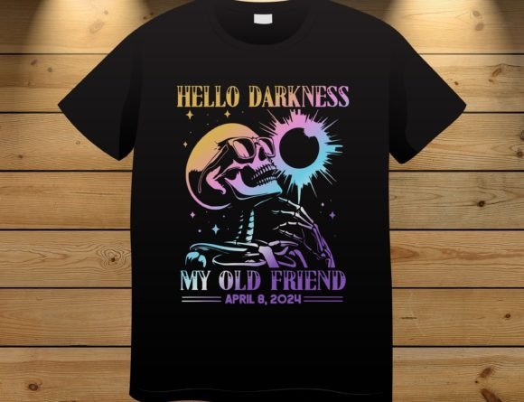 Hello Darkness My Old Friend Eclipse Direct to Film Transfer