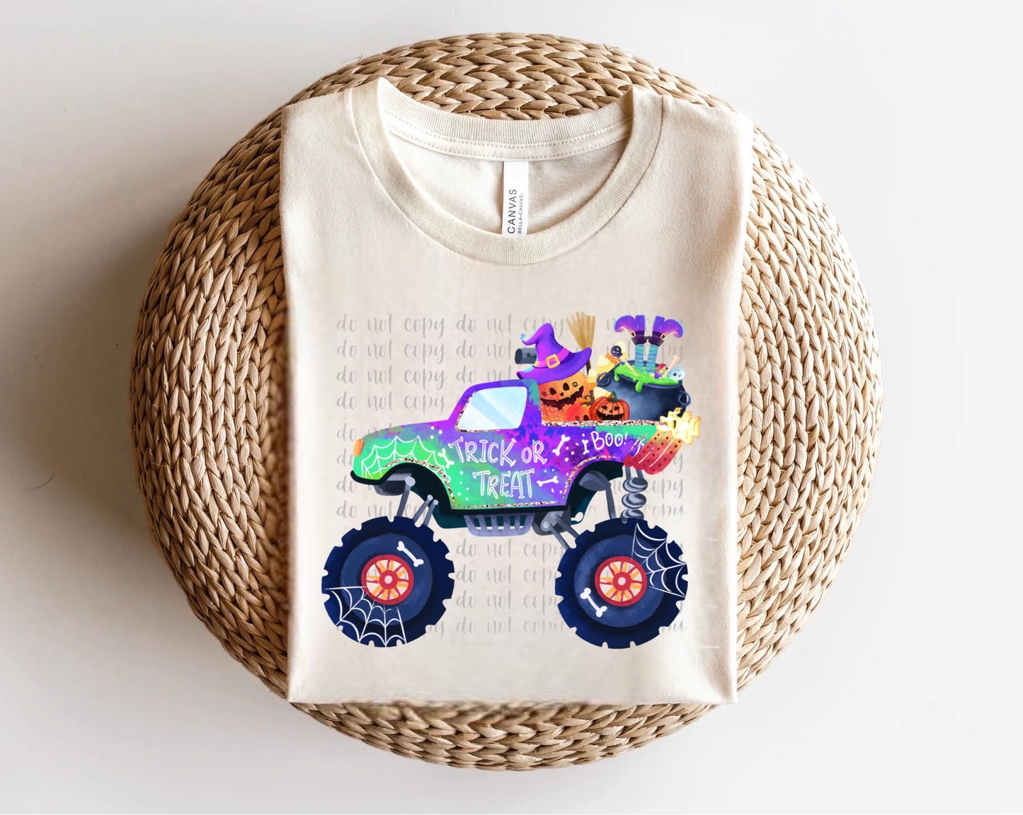 Trick or Treat Monster Truck Direct to Film Transfer