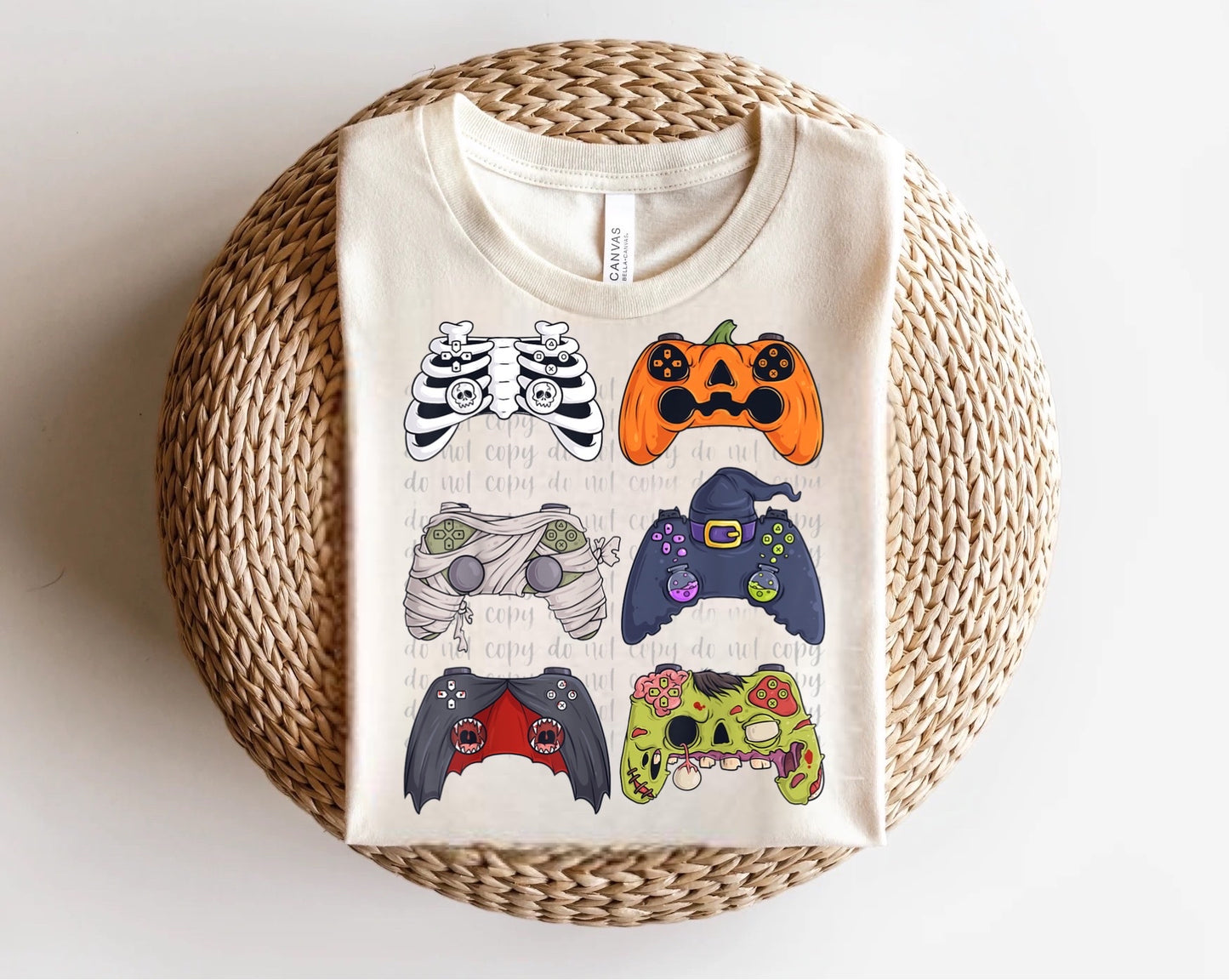 Halloween Game Controllers Direct to Film Transfers