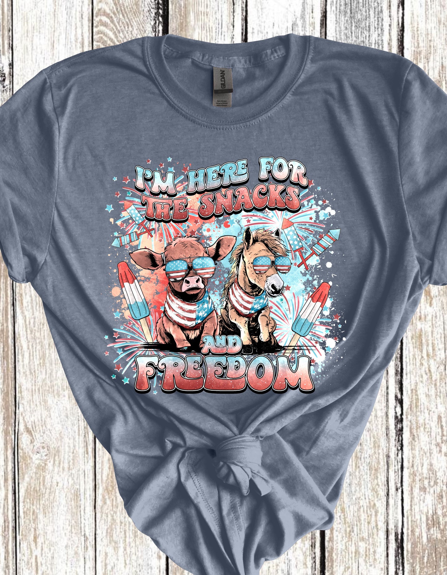 I'm Here for the Snacks & Freedom Direct to Film Transfer