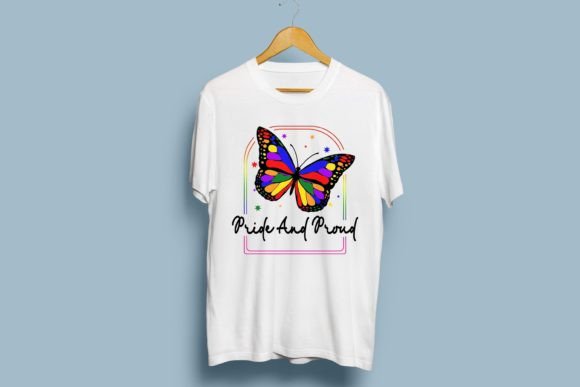 Pride & Proud Butterfly Direct to Film Transfer