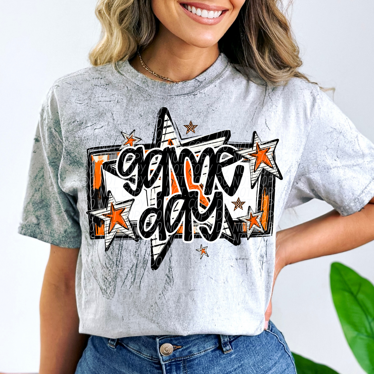 Bright Star Game Day - Multiple color options Direct to Film Transfers