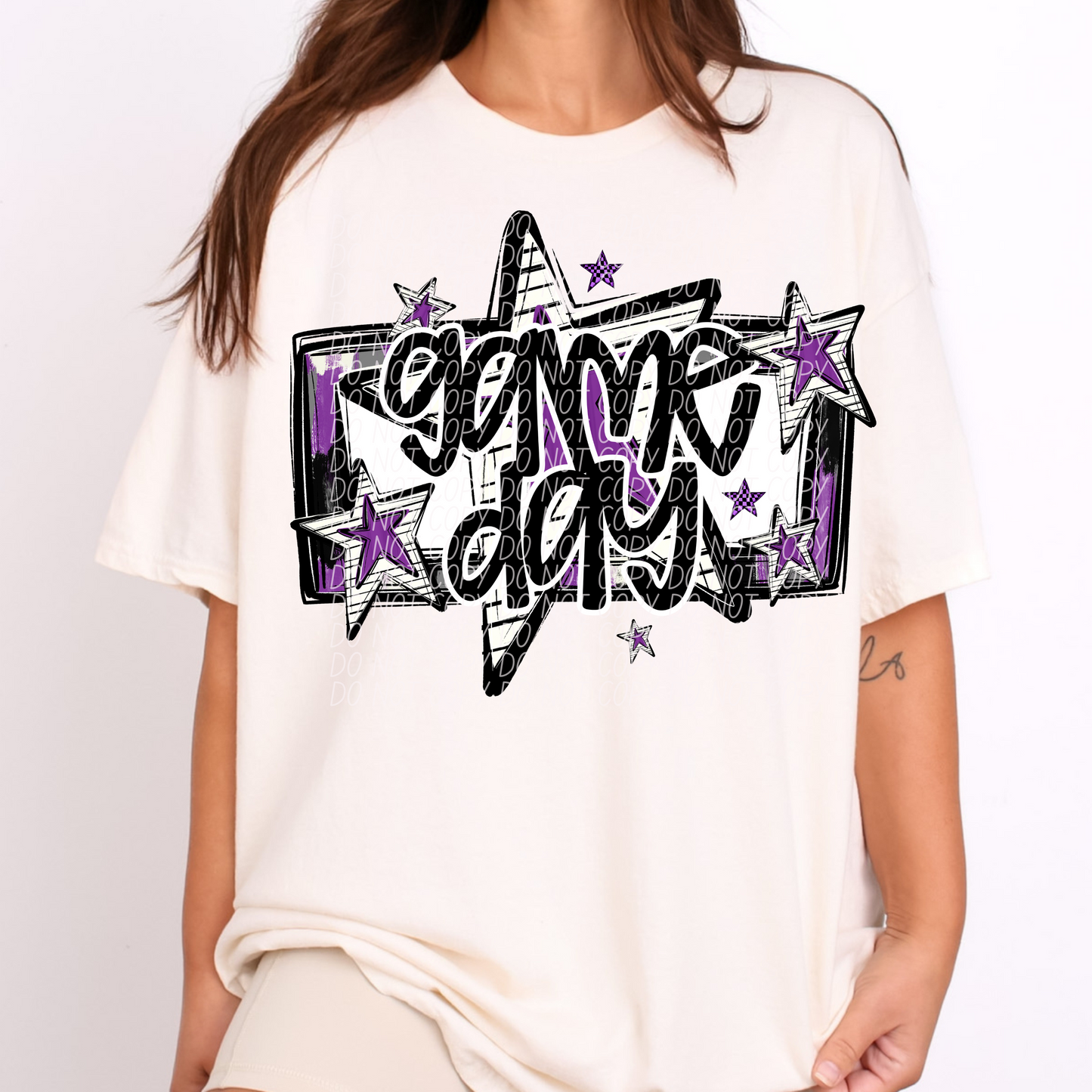 Bright Star Game Day - Multiple color options Direct to Film Transfers