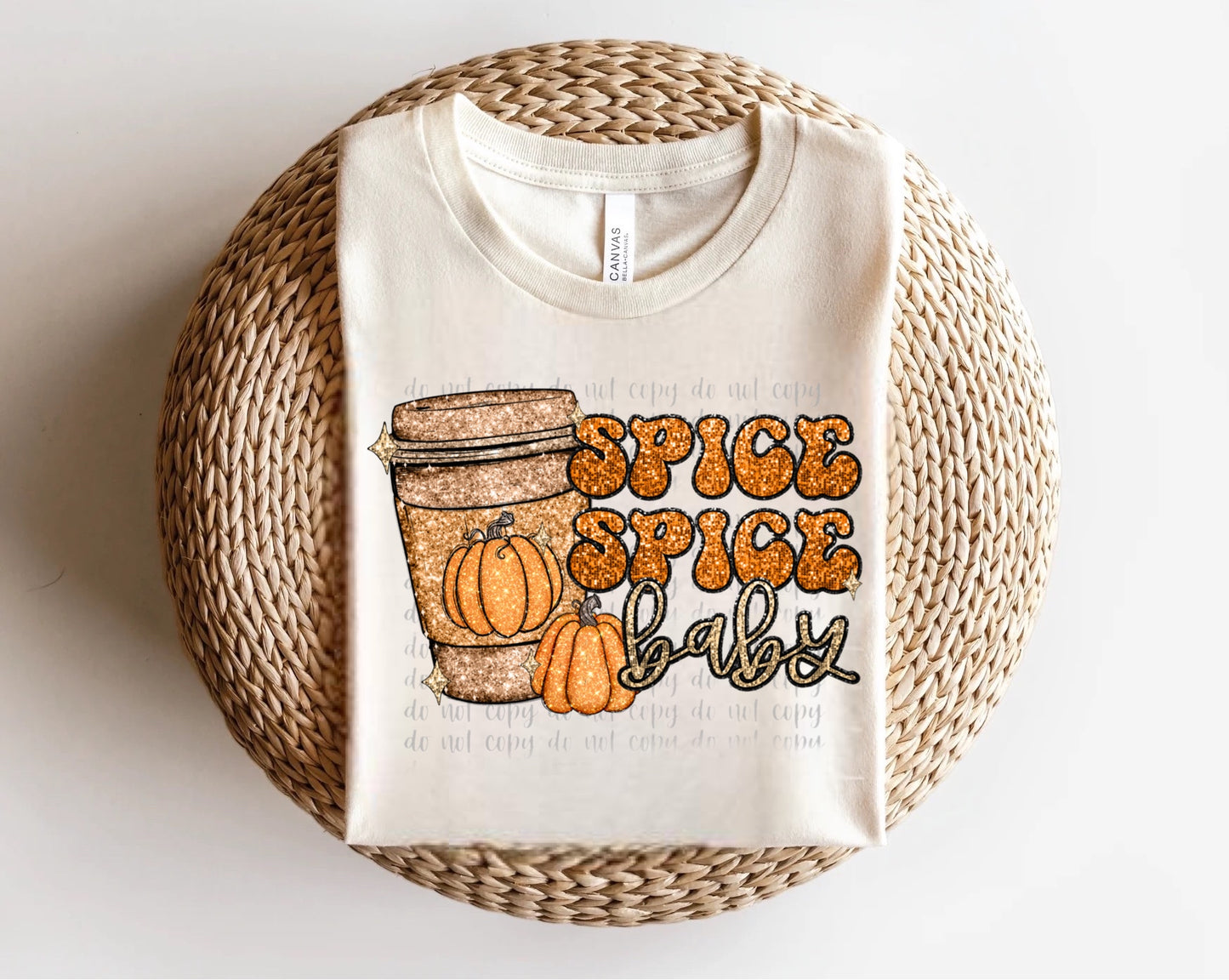 Spice Spice Baby Glitter Direct to Film Transfer