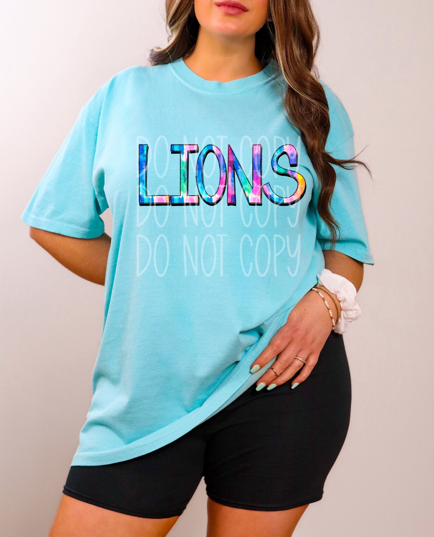 Lions Mascot Watercolor Direct to Film Transfer