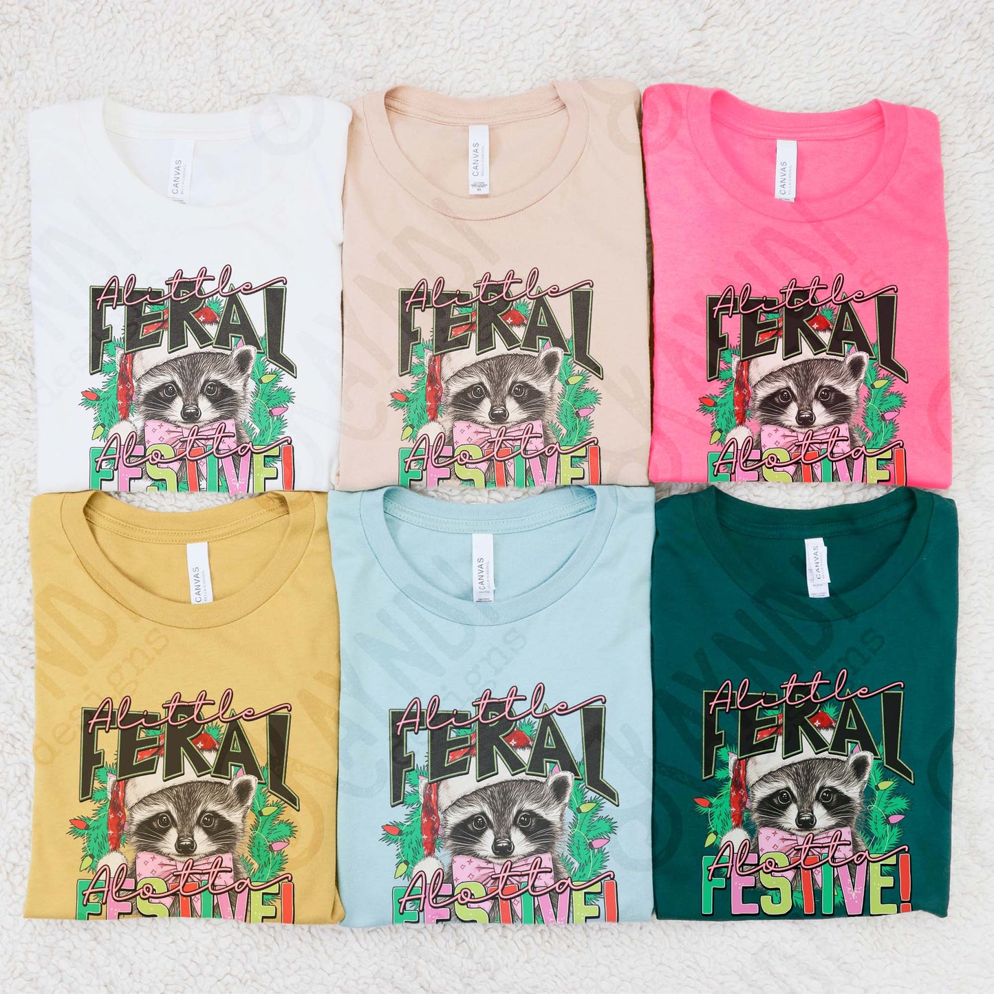 A Little Feral A Little Festive Direct to Film Transfers