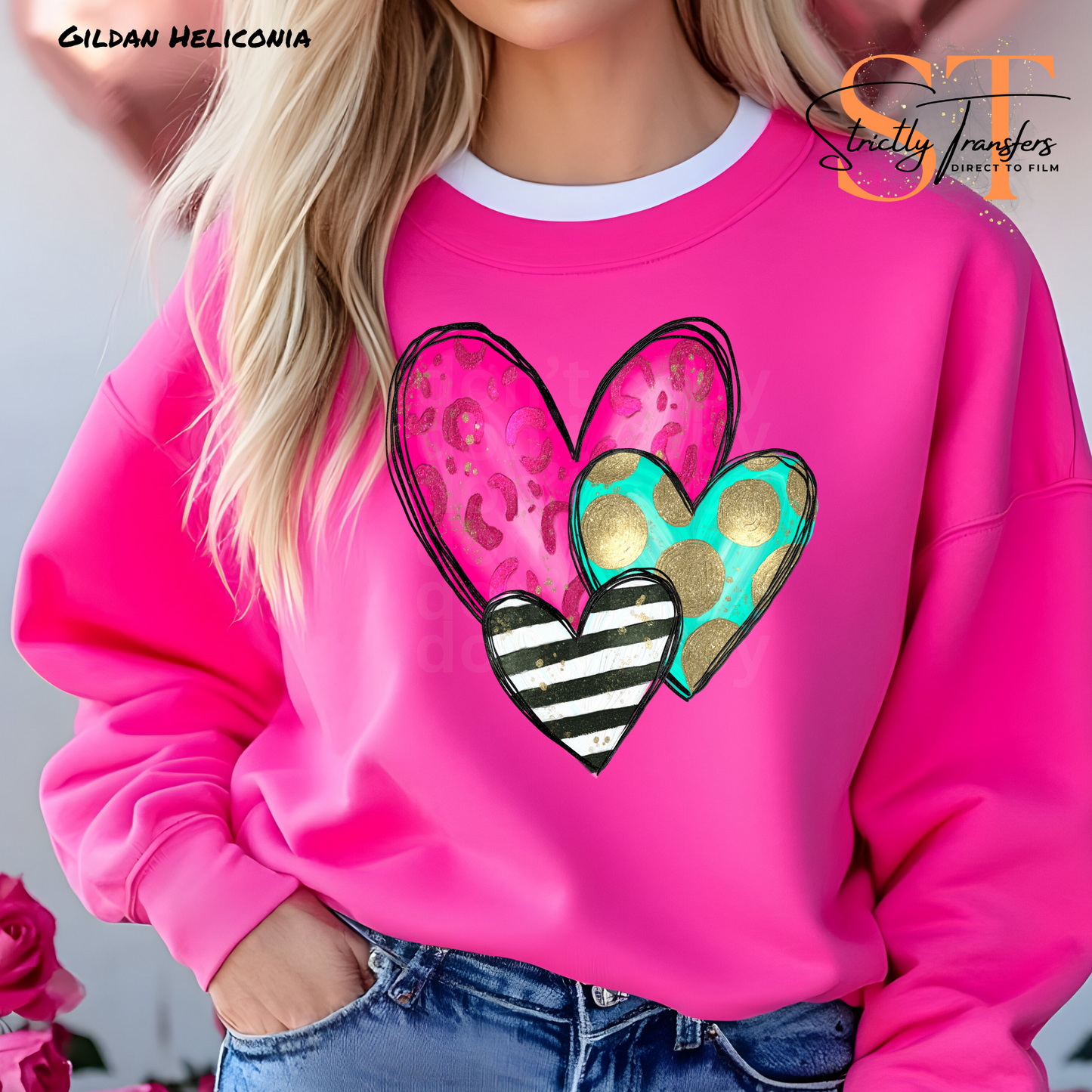 Whimsical Hearts Direct to Film Transfers