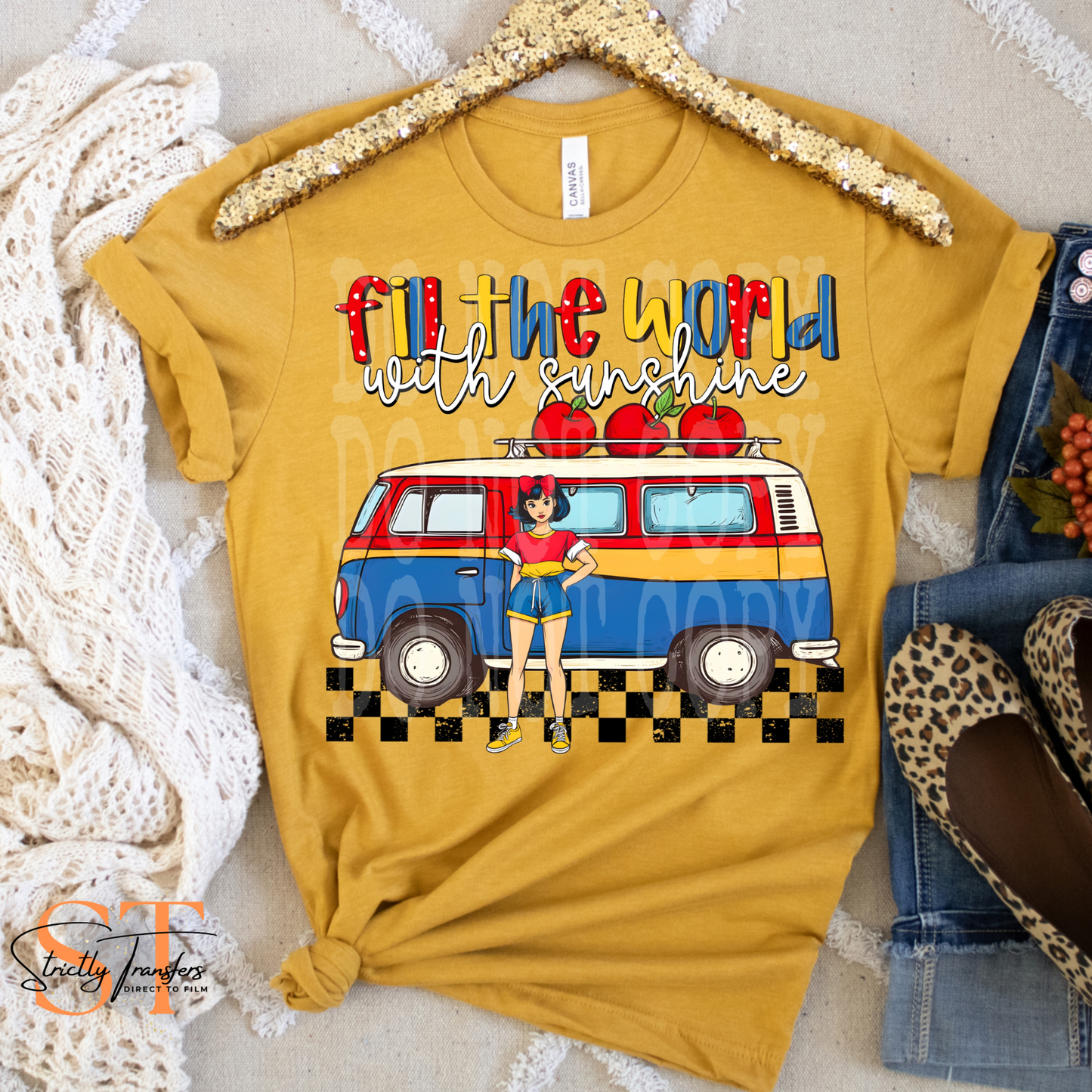 Fill the World with Sunshine Direct to Film Transfers