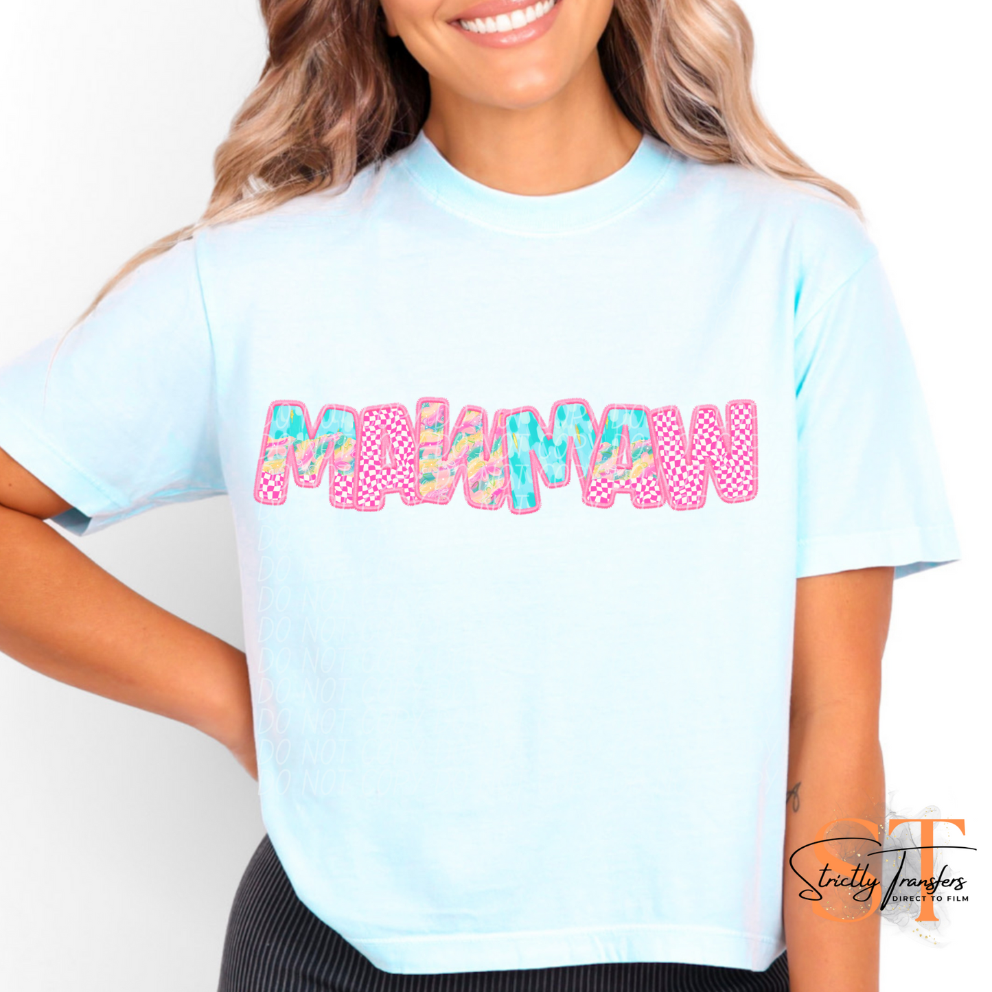 Spring Pattern MawMaw Direct to Film Transfers