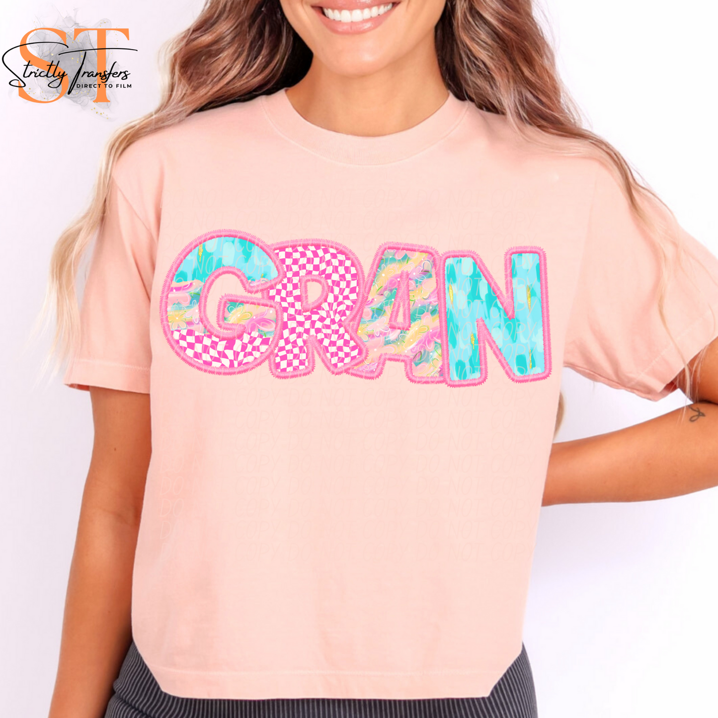 Spring Pattern Gran Direct to Film Transfers