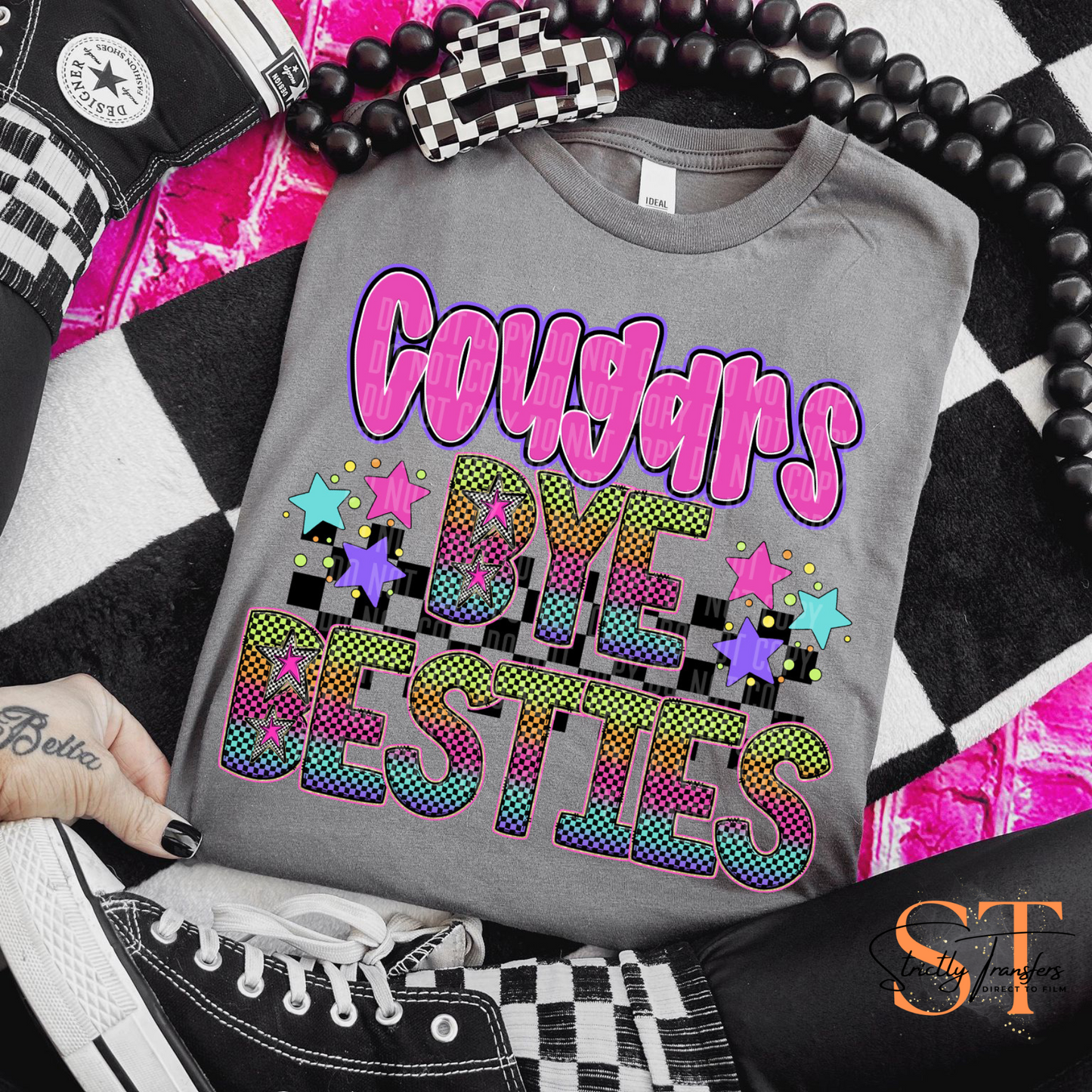 Bye Besties Cougars Direct to Film Transfers