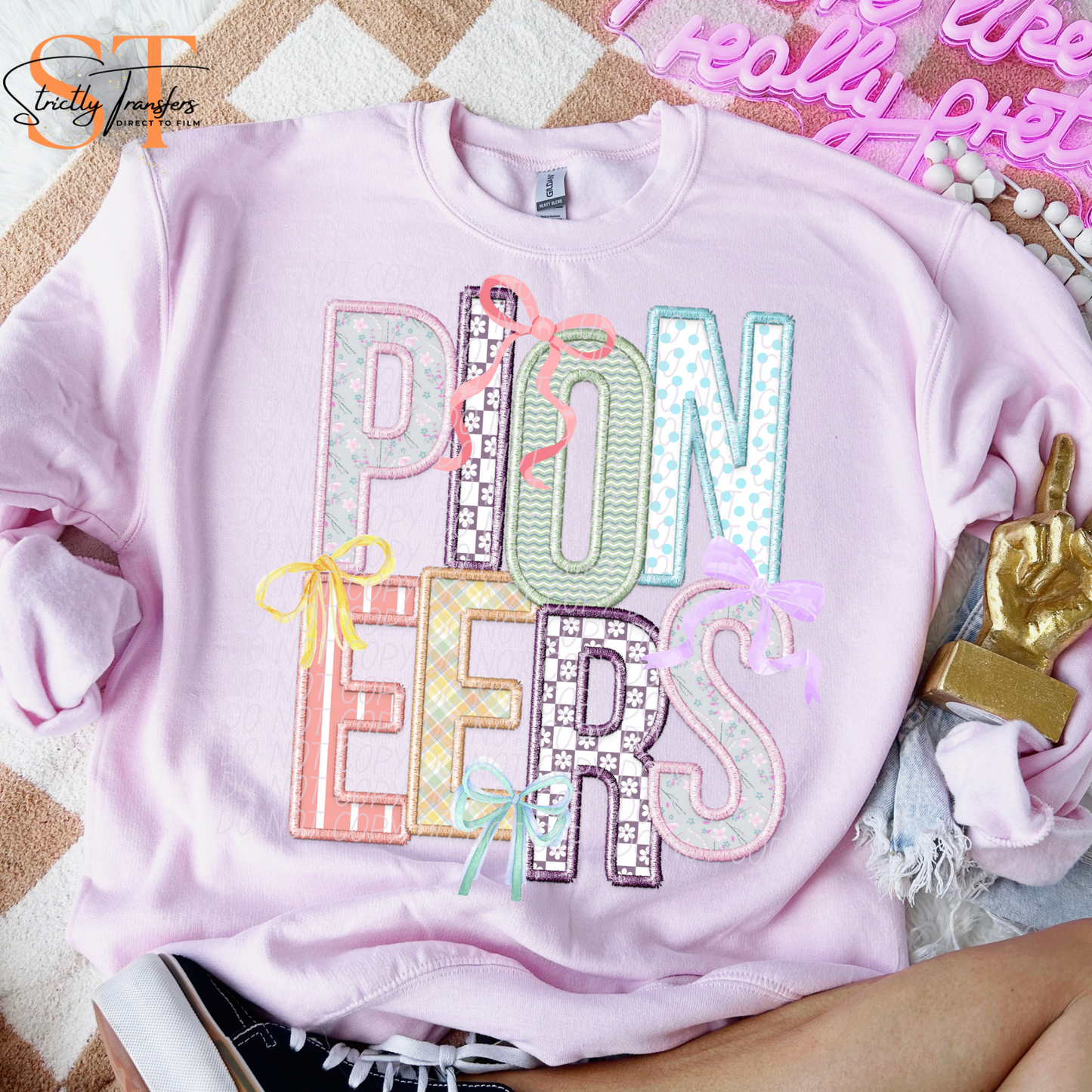 Spring Bows Pioneers Direct to Film Transfers