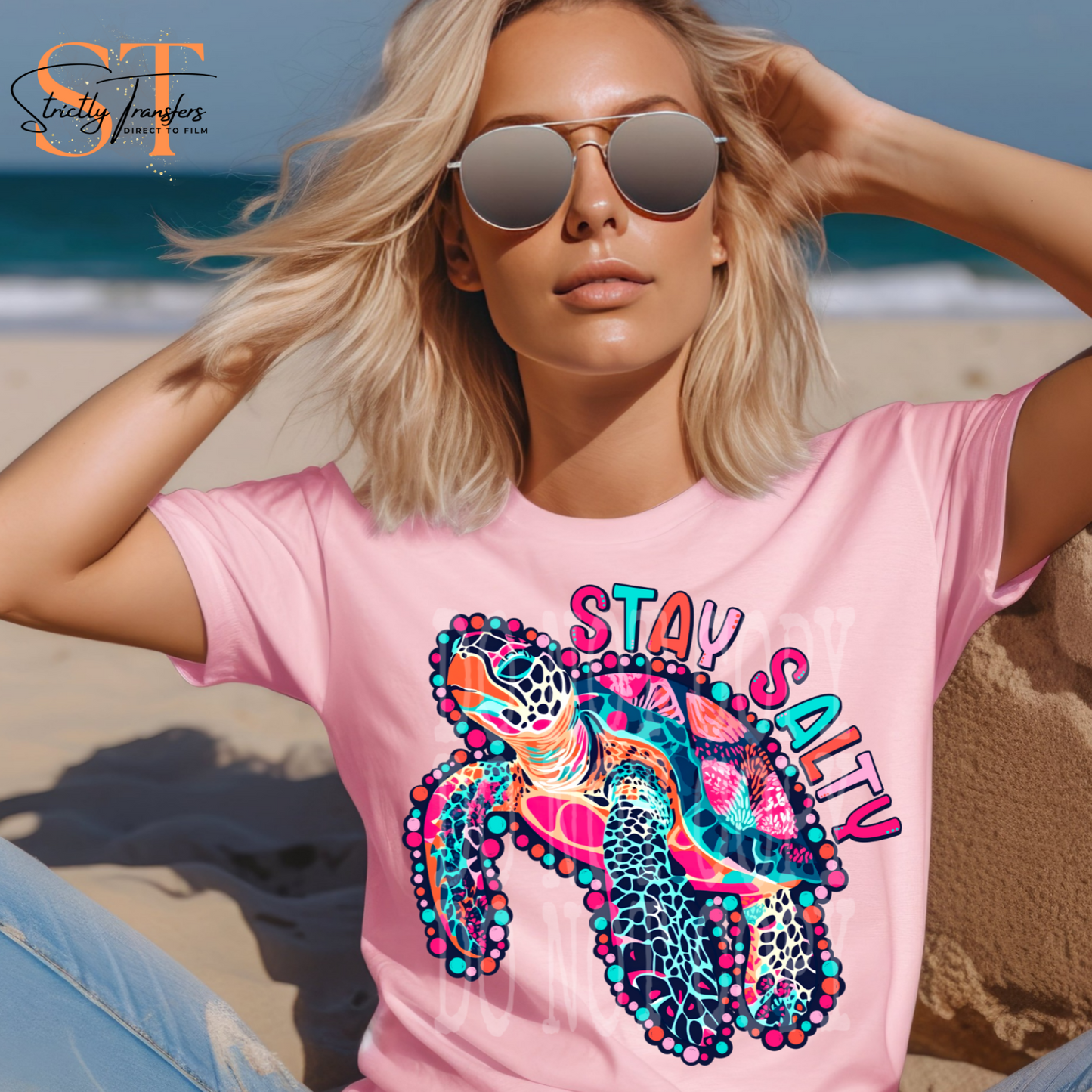 Stay Salty Direct to Film Transfers