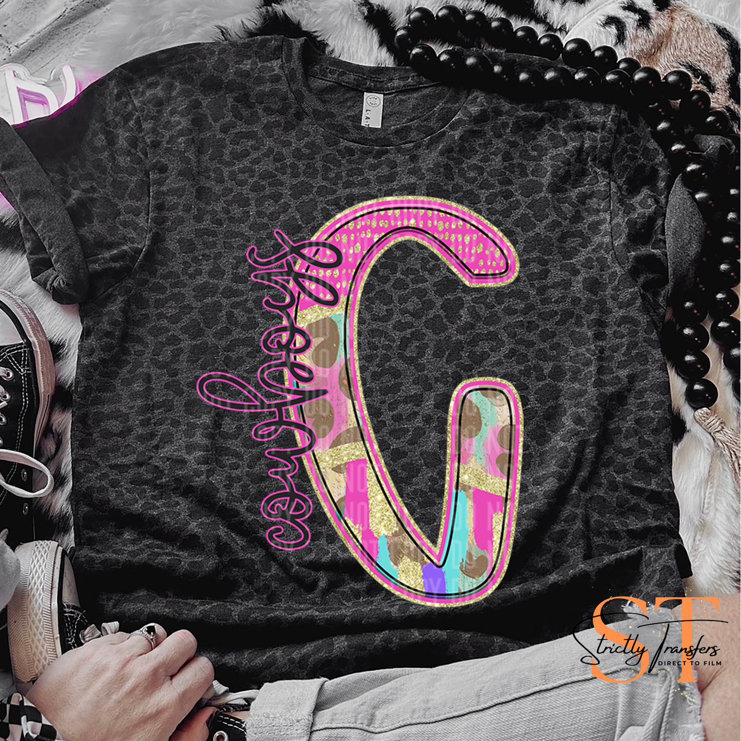 Rainbow Leopard Cowboys Direct to Film Transfers