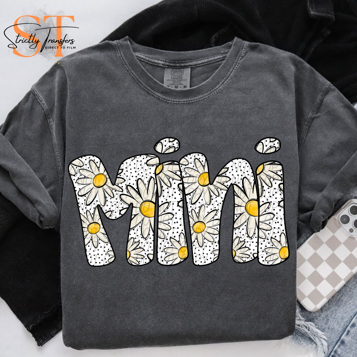 Daisies - Mini Direct to Film Transfers