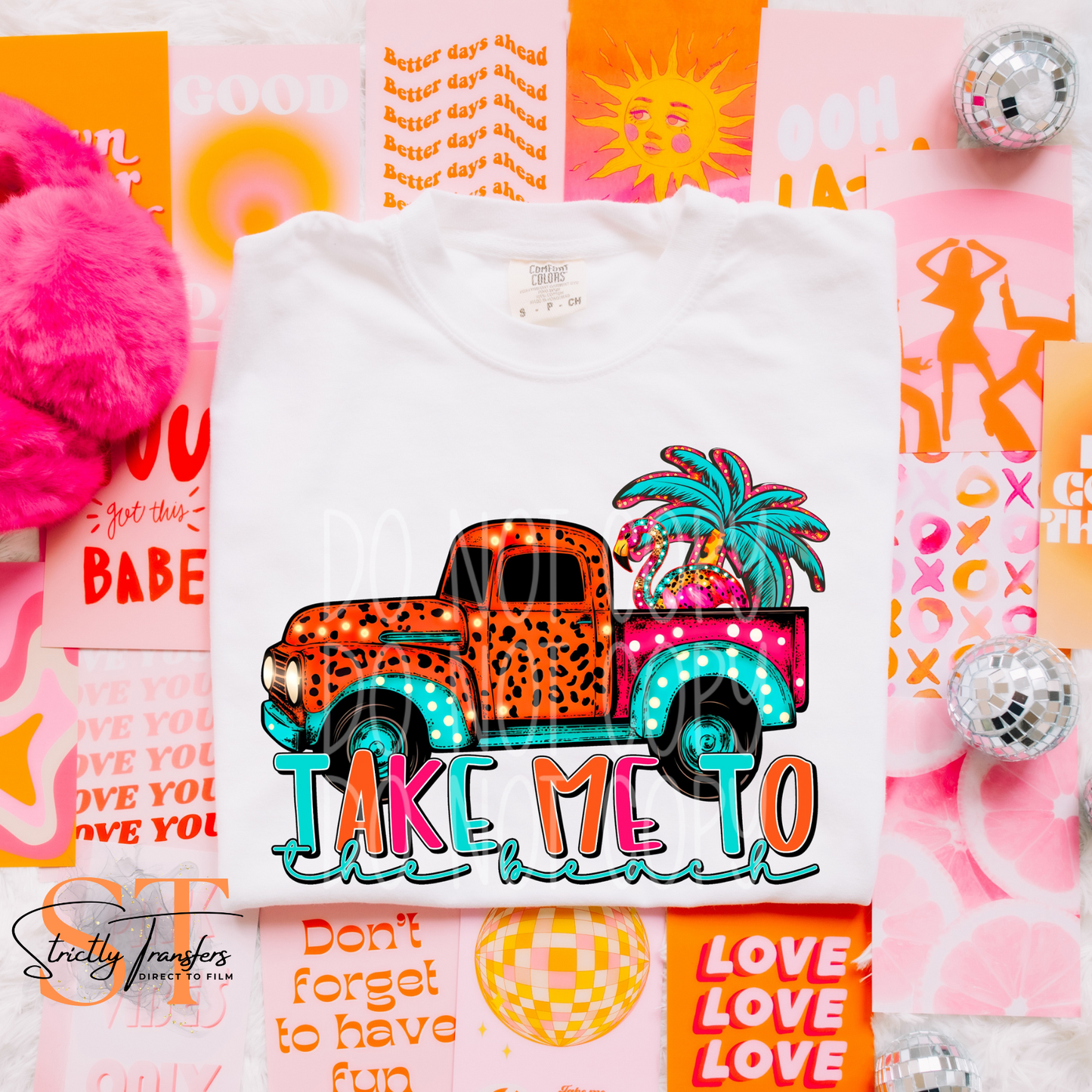 Take me to the Beach Direct to Film Transfers