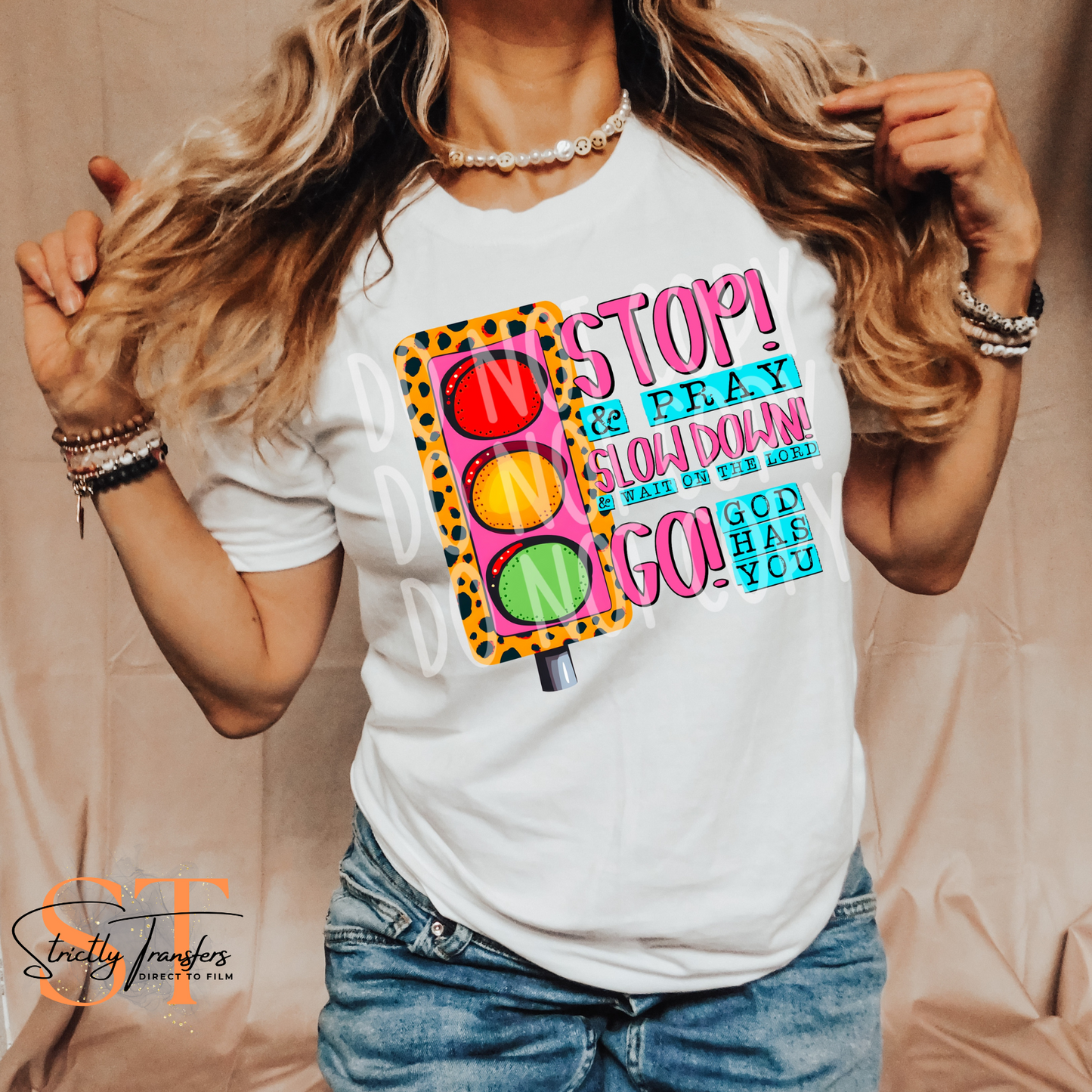 Stop and Pray Direct to Film Transfers