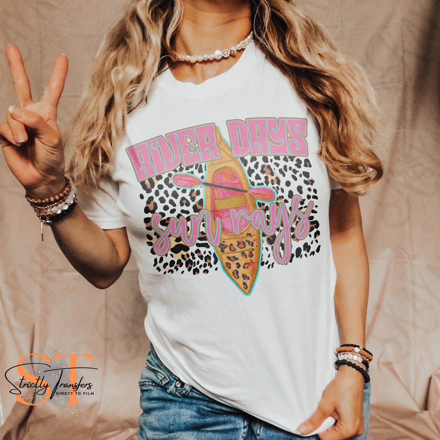 River Days Sun Rays Direct to Film Transfers