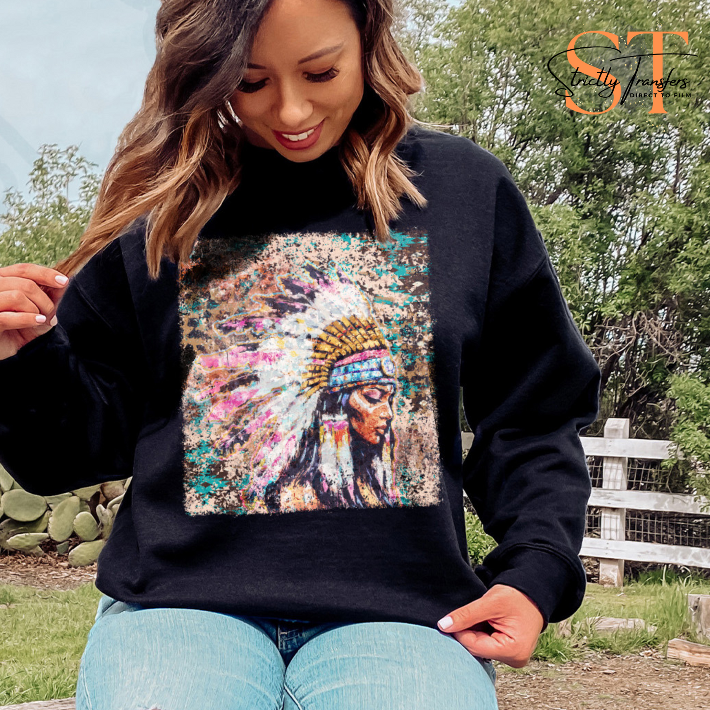 Native American Girl Direct to Film Transfers