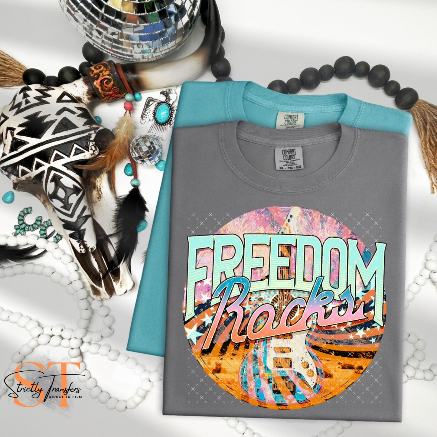 Freedom Rocks Direct to Film Transfers