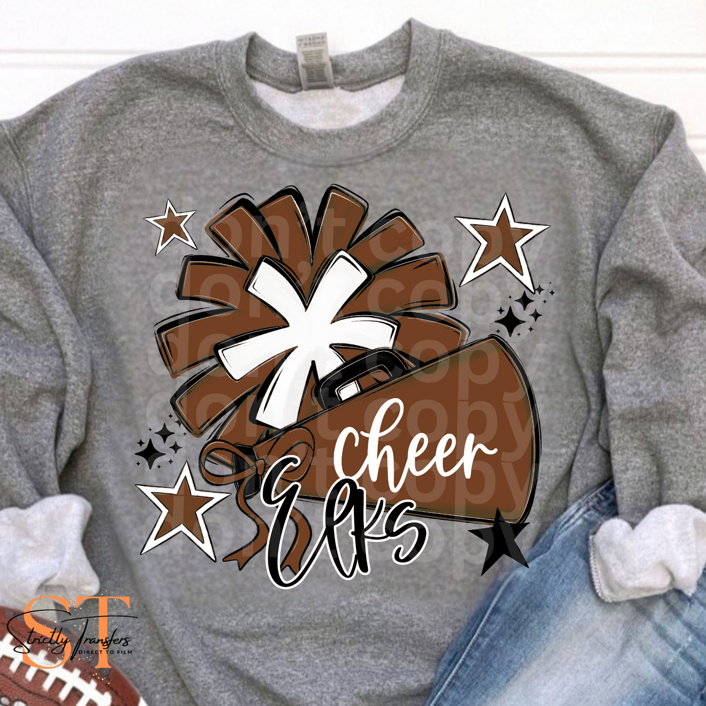Elks Cheer Direct to Film Transfers