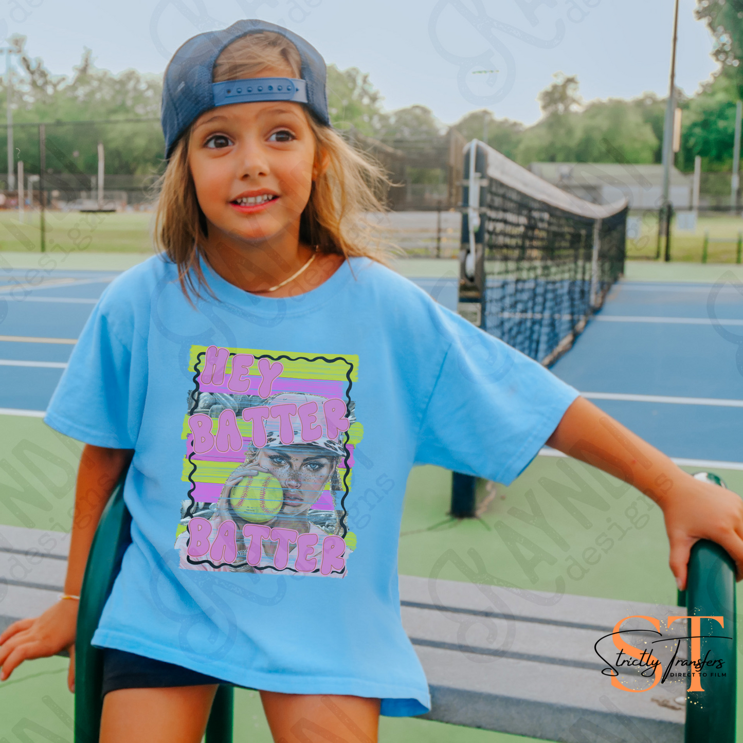 Hey Batter Batter Direct to Film Transfers