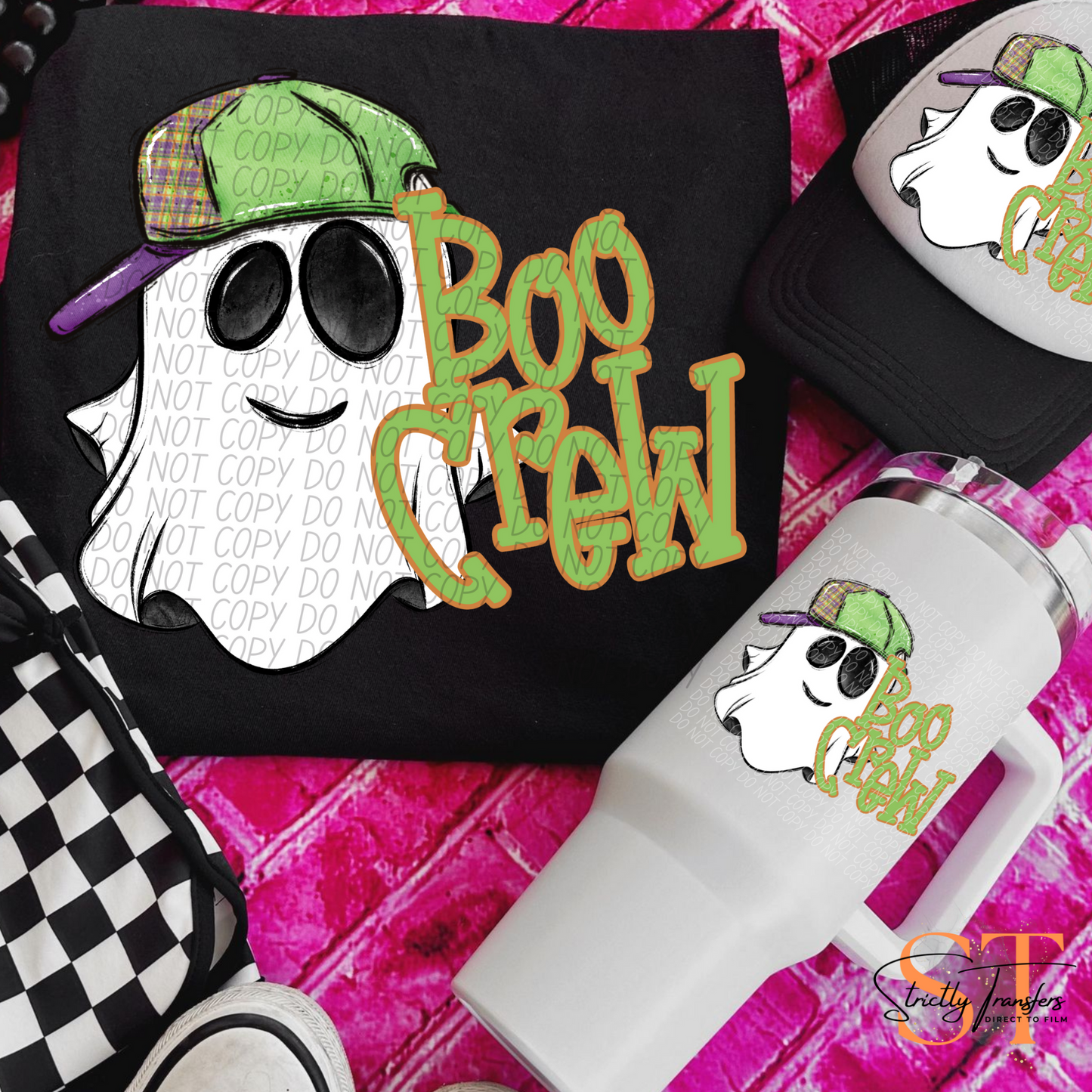 Boo Crew Ghost Direct to Film Transfers