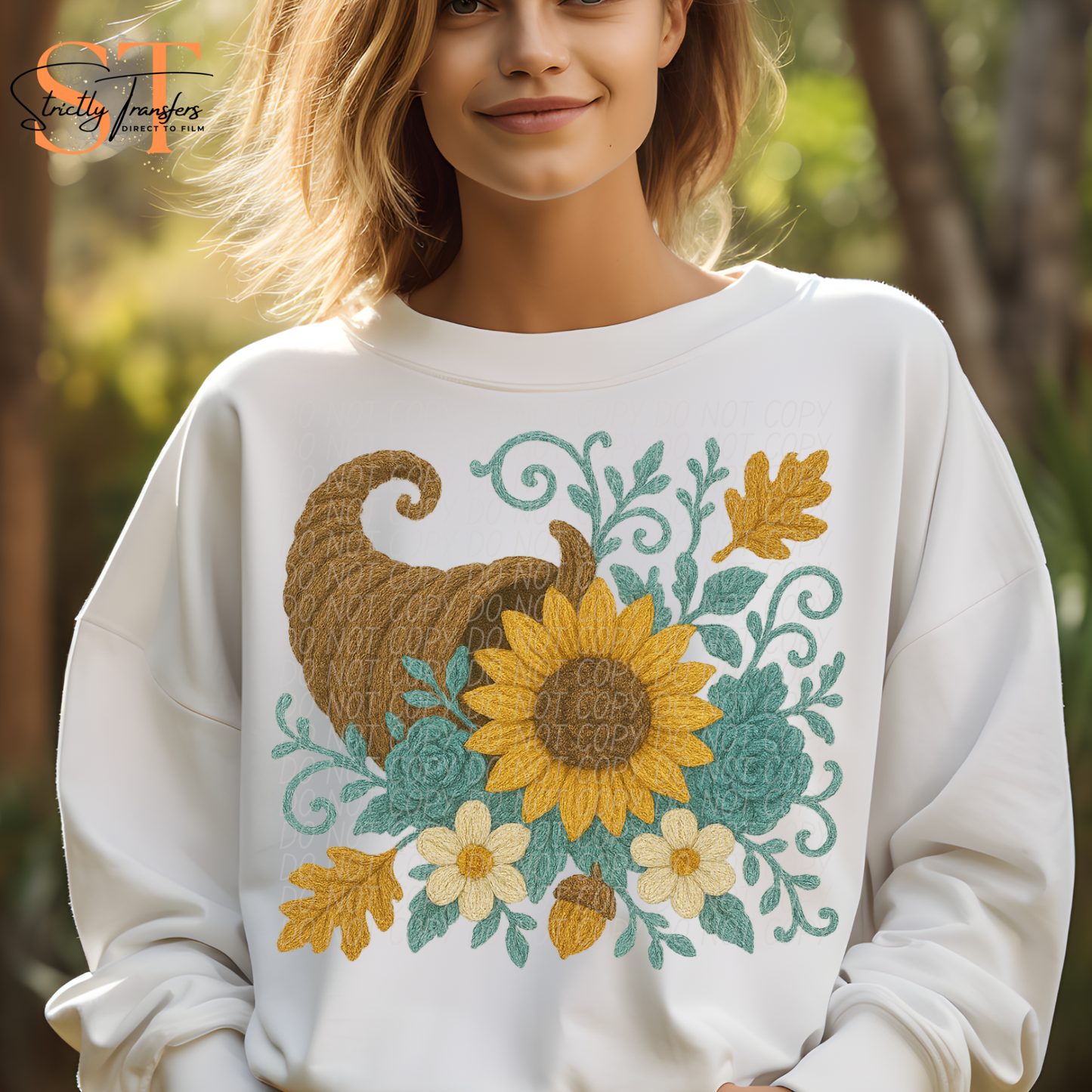 Floral Cornucopia Direct to Film Transfers