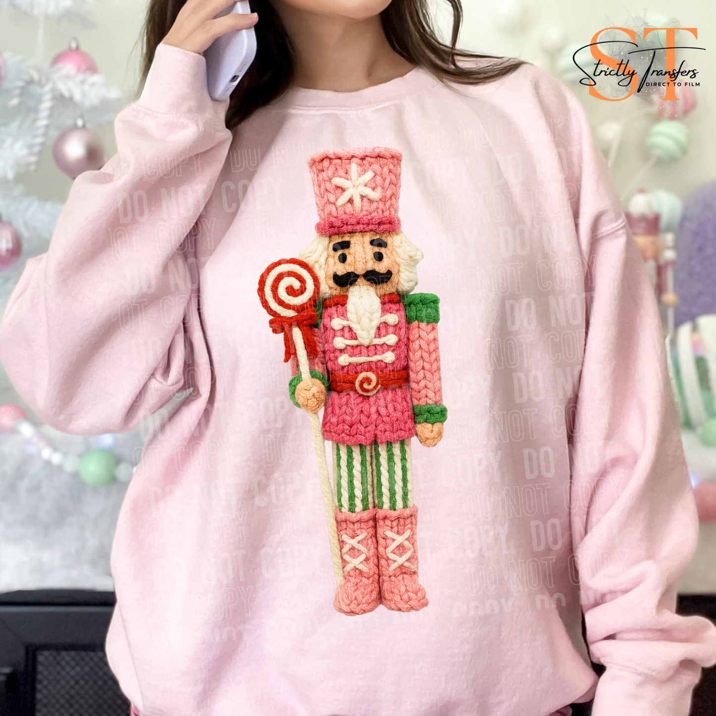 Pink Nutcracker Direct to Film Transfers