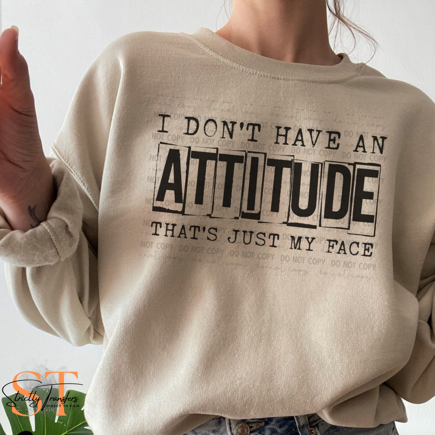 I Don't Have an Attitude Direct to Film Transfers