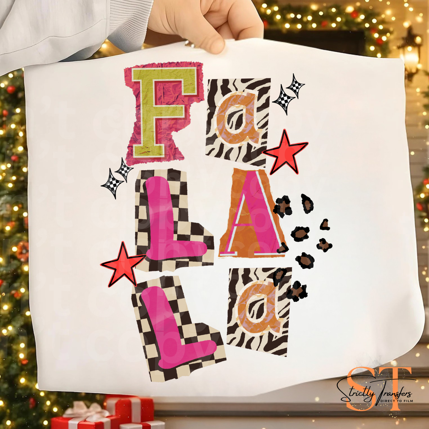 Fa La La Magazine Letters Direct to Film Transfers