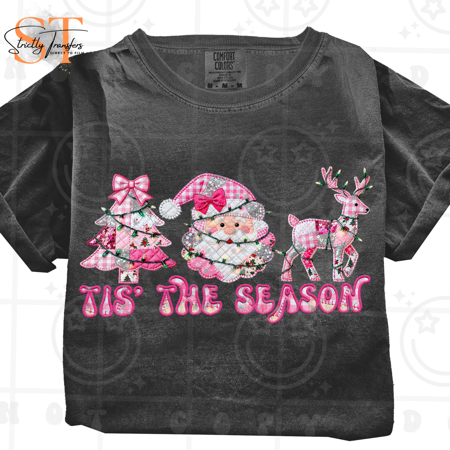 Tis the Season with Faux Lights Direct to Film Transfers