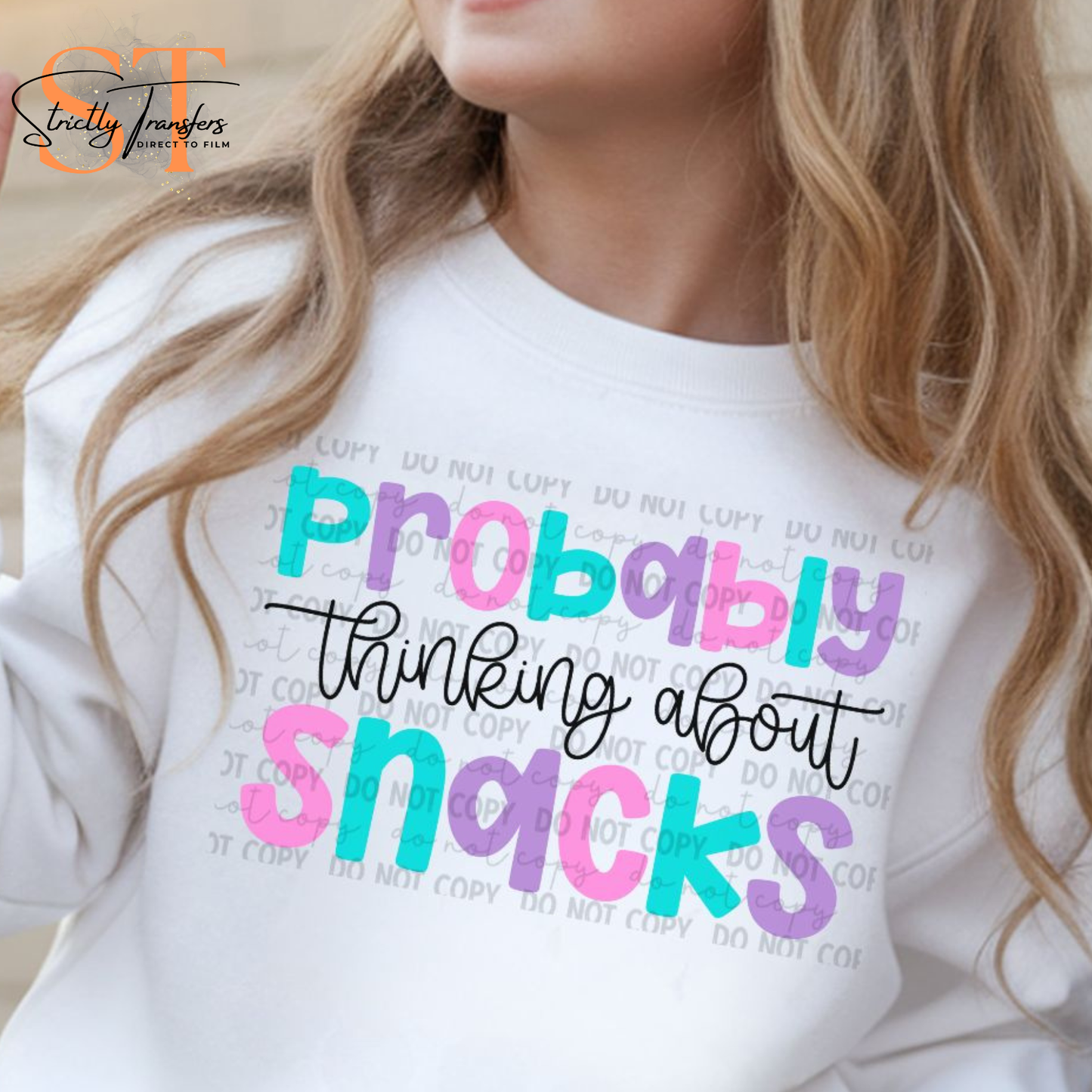 Probably Thinking about Snacks Direct to Film Transfers