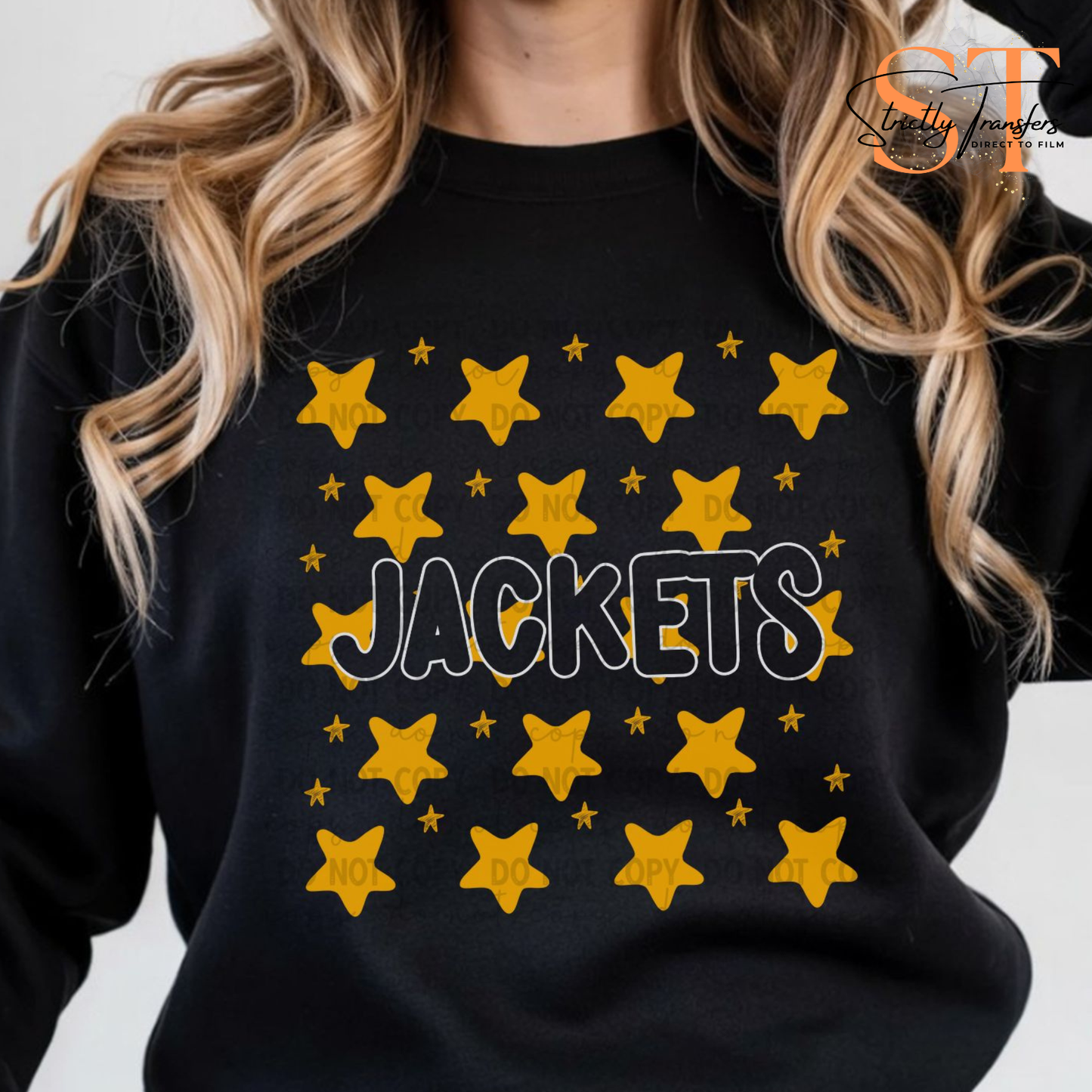 Jackets Stars Direct to Film Transfers