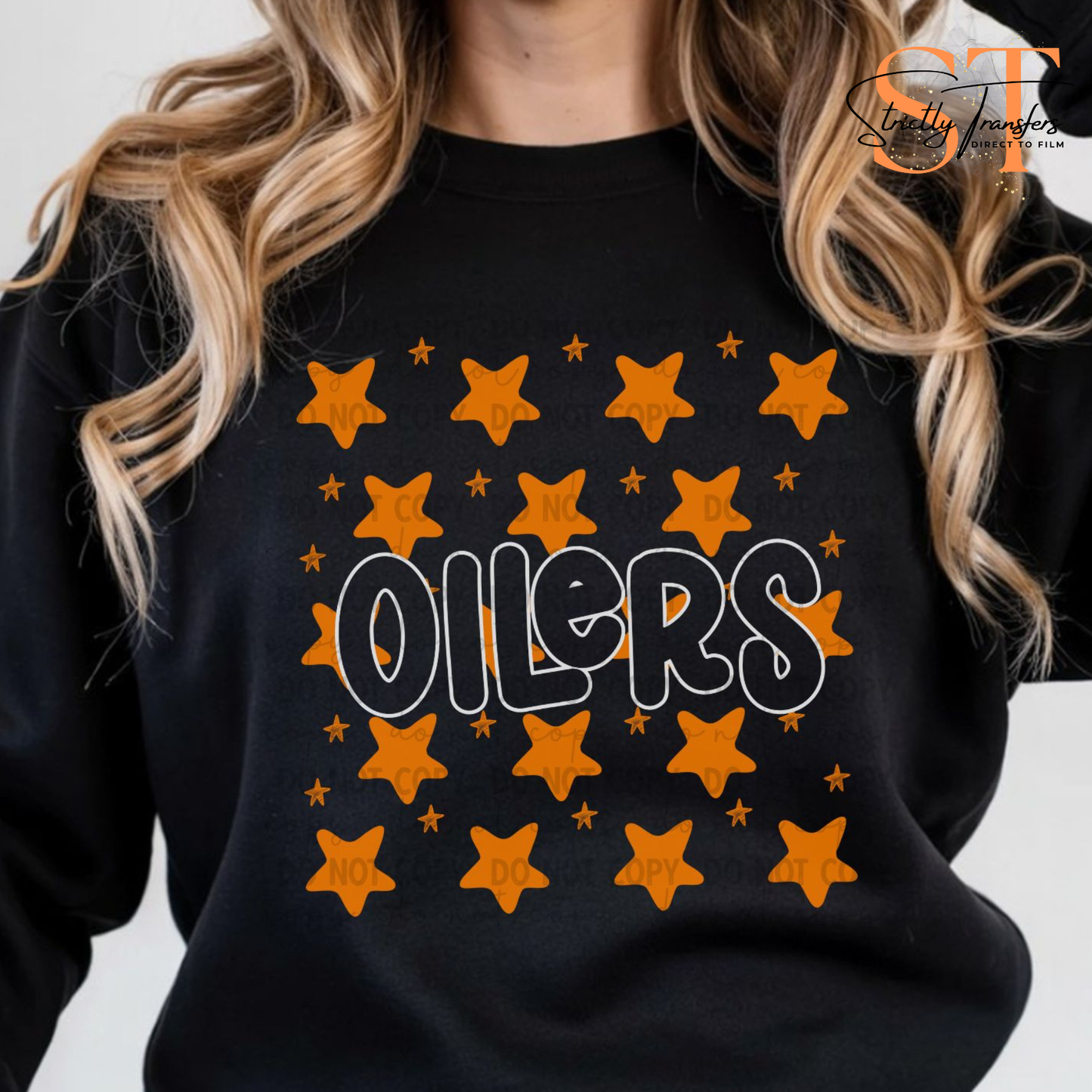 Oilers Stars Direct to Film Transfers