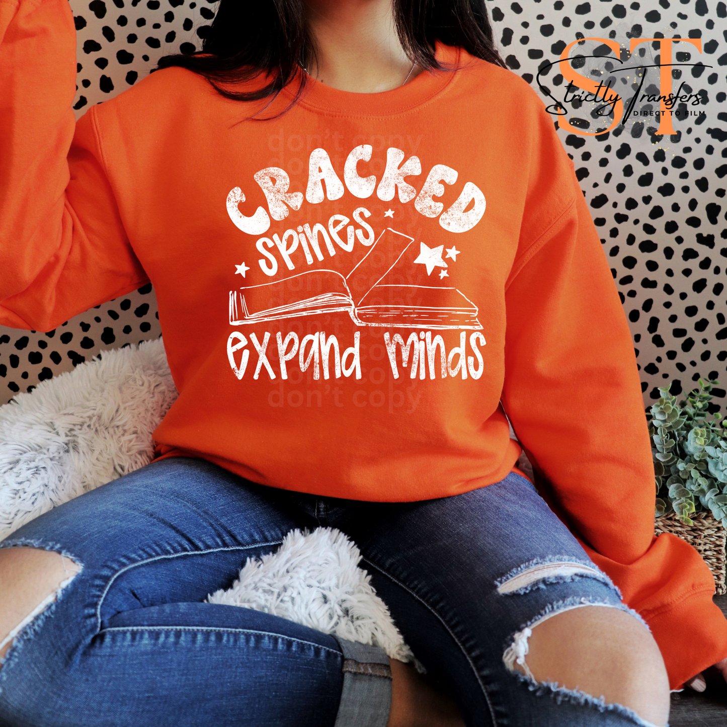 Cracked Spines Expand Minds Direct to Film Transfers