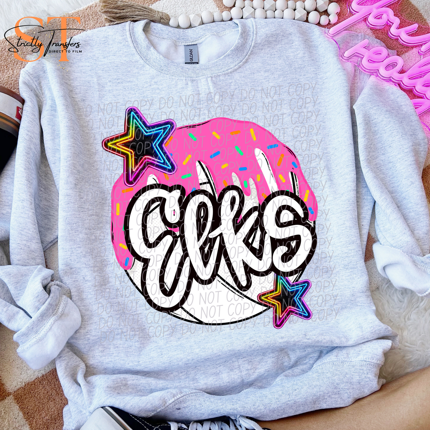 Elks Sports Drip - 5 sport options Direct to Film Transfers