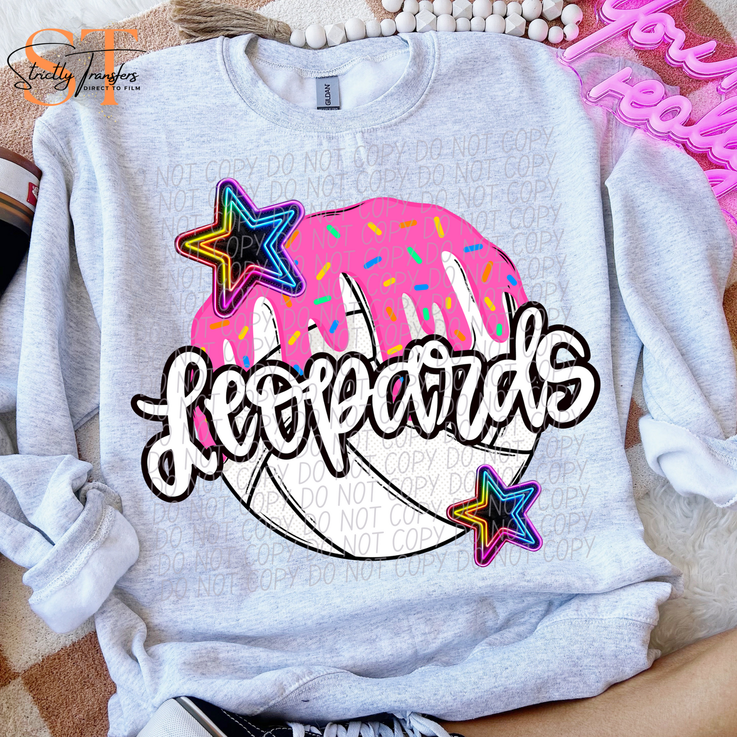 Leopards Sports Drip - 5 sport options Direct to Film Transfers